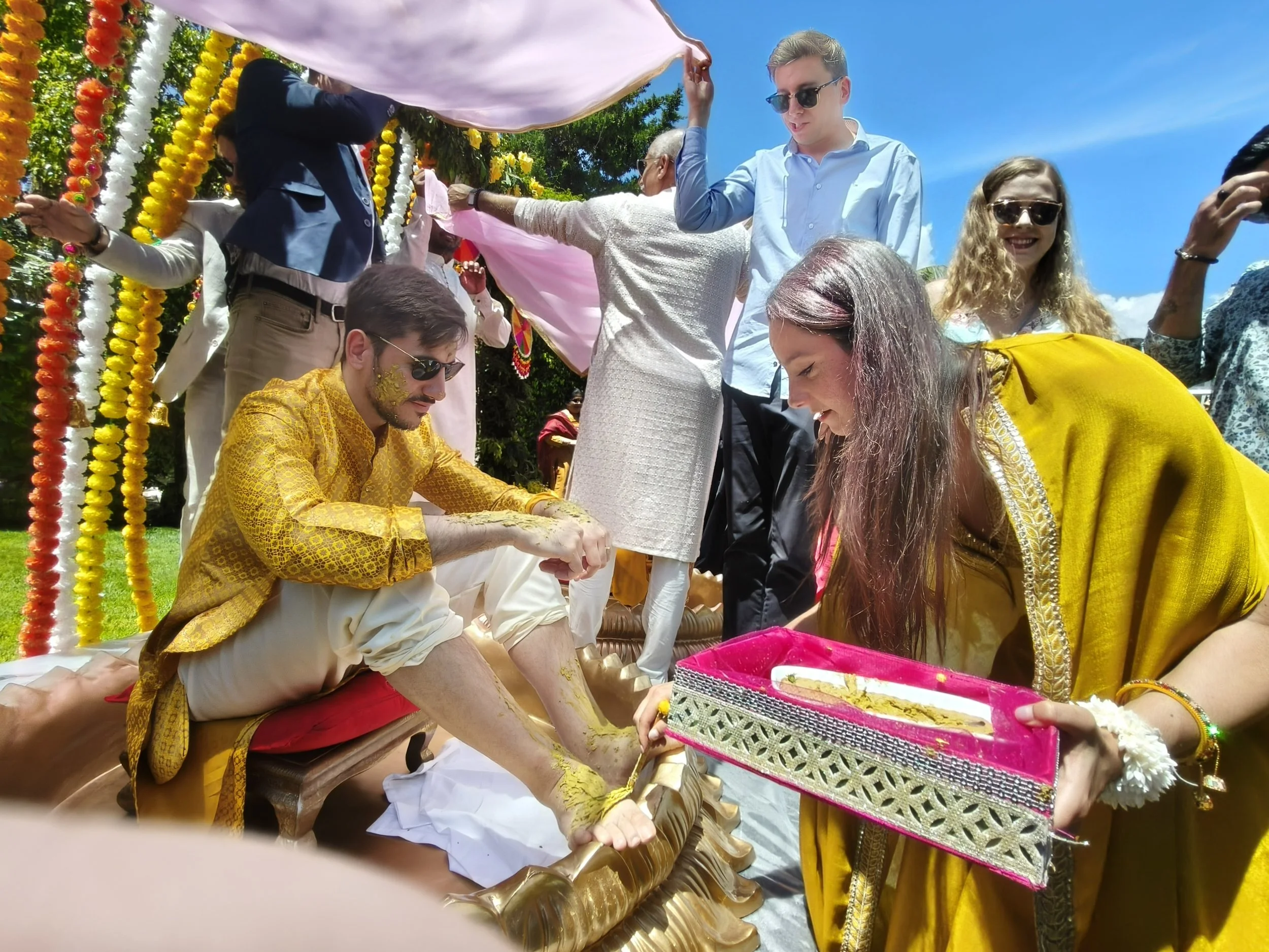 Haldi Ceremony in Lisbon for Indian Destination Wedding In Portugal