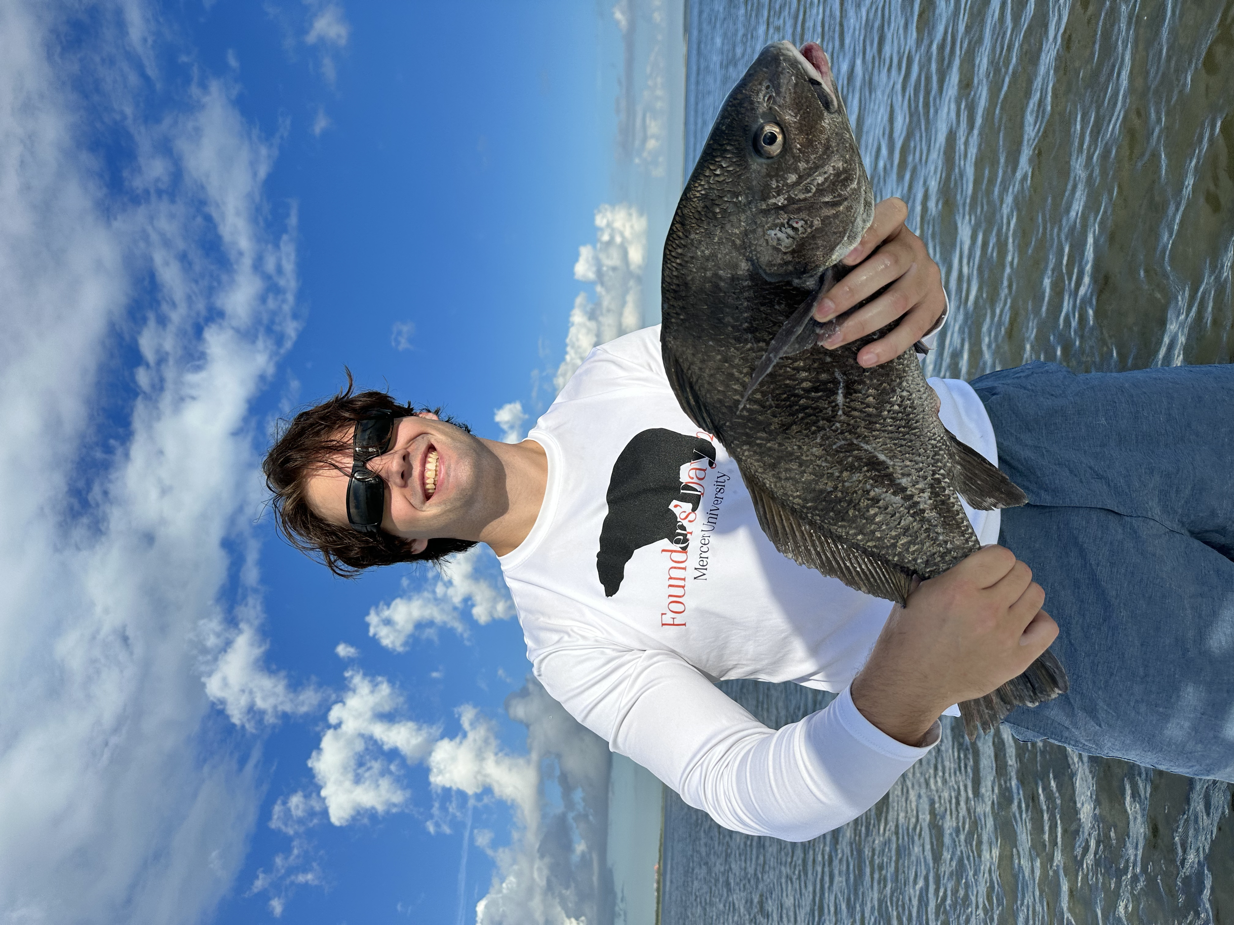 black drum fishing with the family