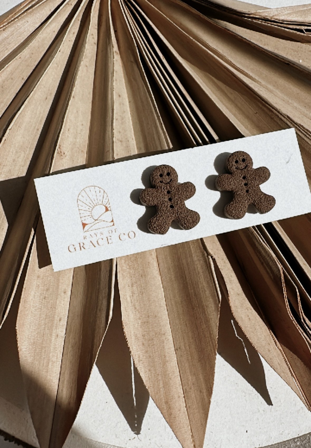 Gingerbread man Studs