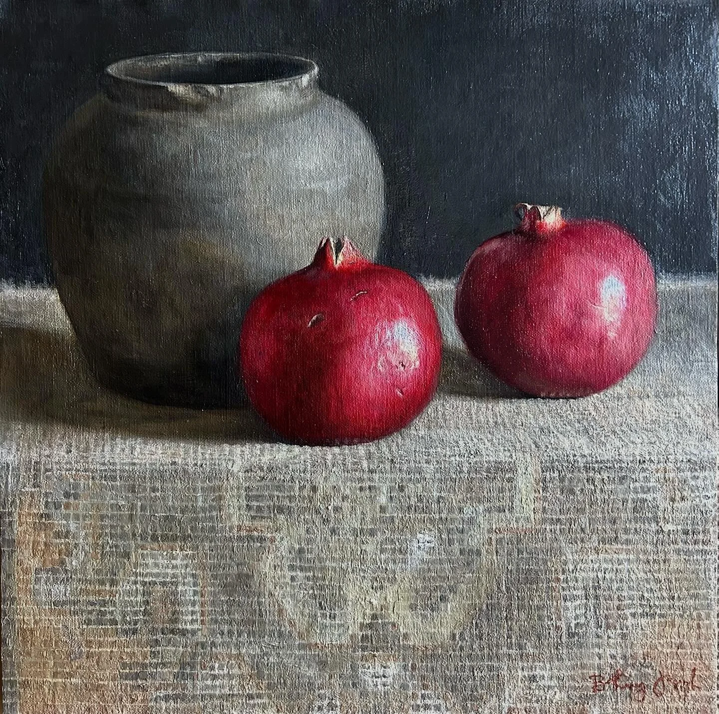 &ldquo;Thanks for the Pomegranates&hellip; so how are you?&rdquo;
12x12
Oil on linen
Available 

#pomegranates #fortworthartist #dfwartist #paintedfromlife #artoftheday