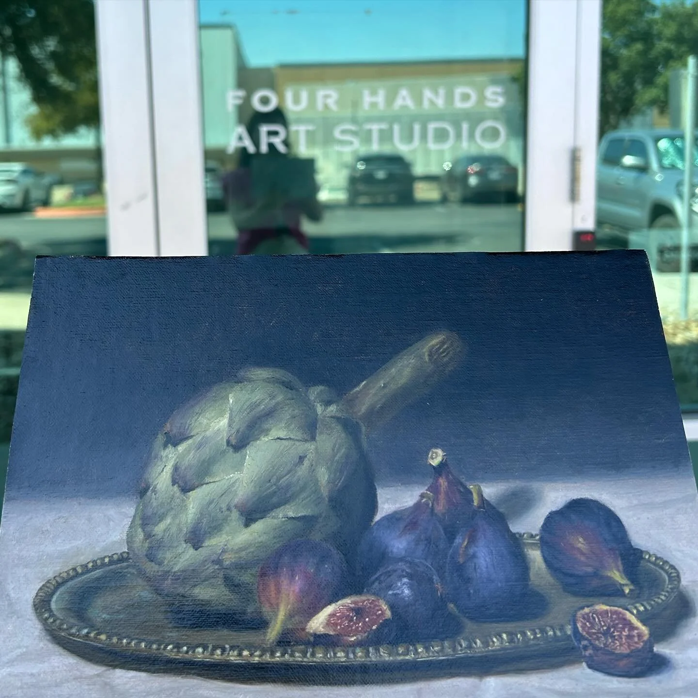 I&rsquo;ve been keeping a huge secret for almost a year, but the cat is out of the bag! I&rsquo;m thrilled to announce I am partnered with @fourhandsfurniture 🩷 Designers and wholesalers can purchase my framed work through Four Hands and the public 