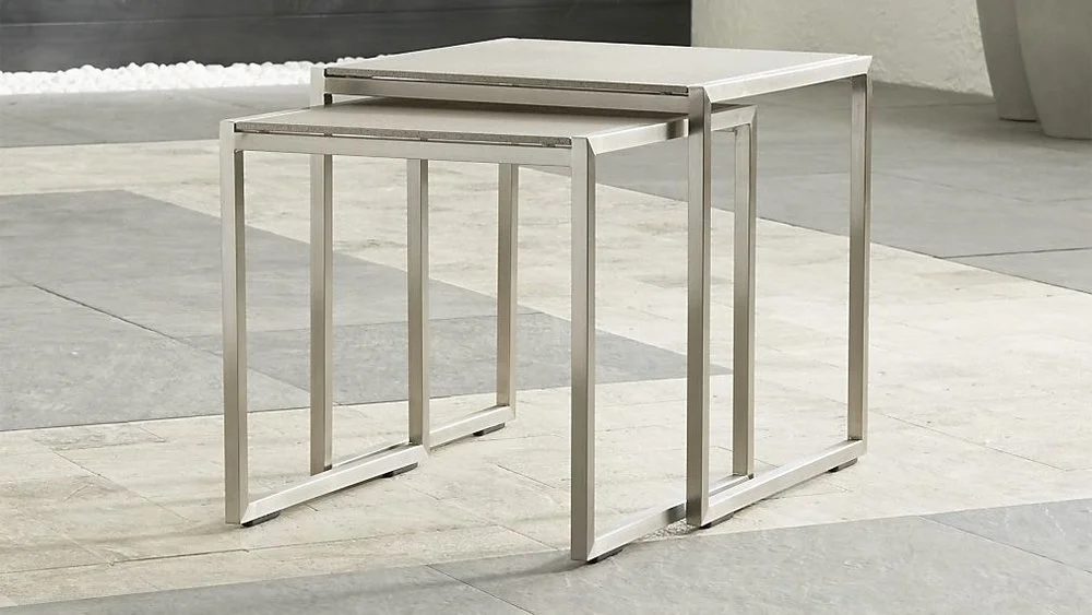 Dune Nesting Tables from Crate and Barrel