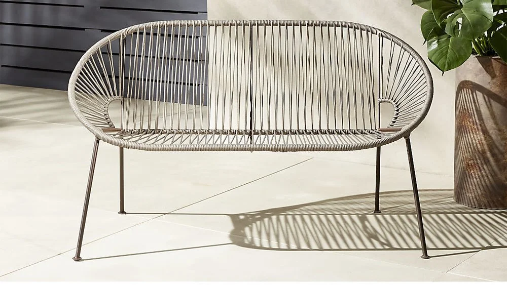 Ixtapa loveseat from CB2