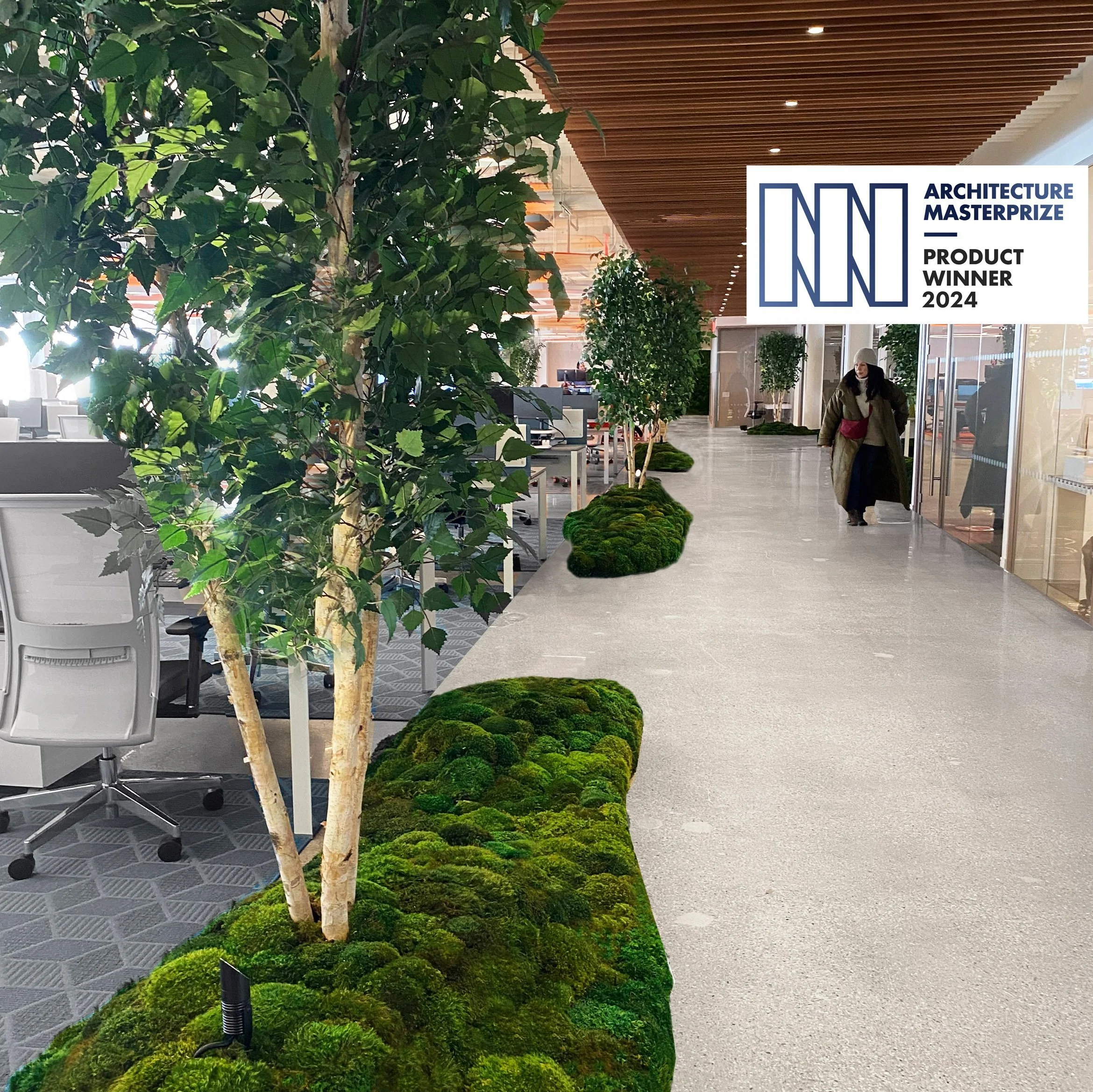 XS Space awarded Architecture Masterprize for Office Moss Landscape 2024