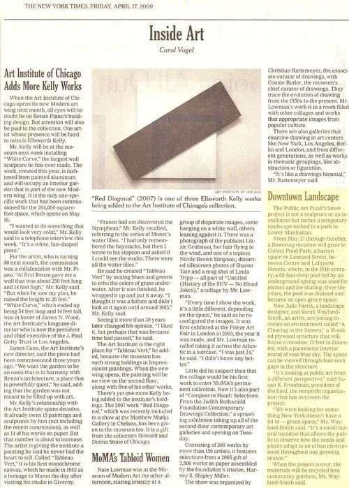 New York Times Feature, April 2009