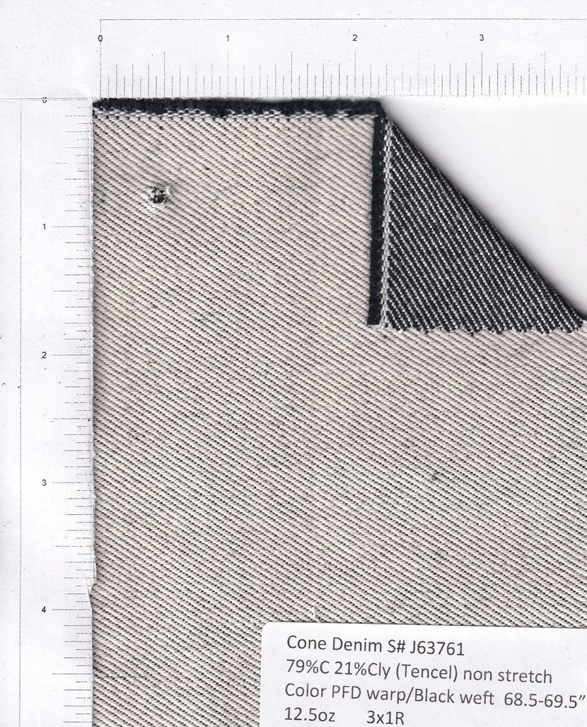 Cone Mills PFD/Black denim 2nd Quality