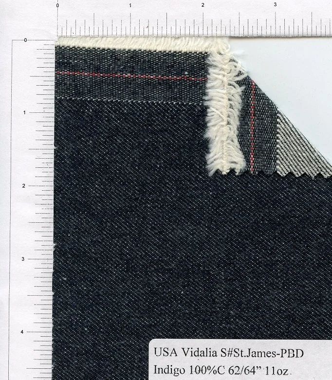 USA Vidalia Mills indigo denim 2nd Quality
