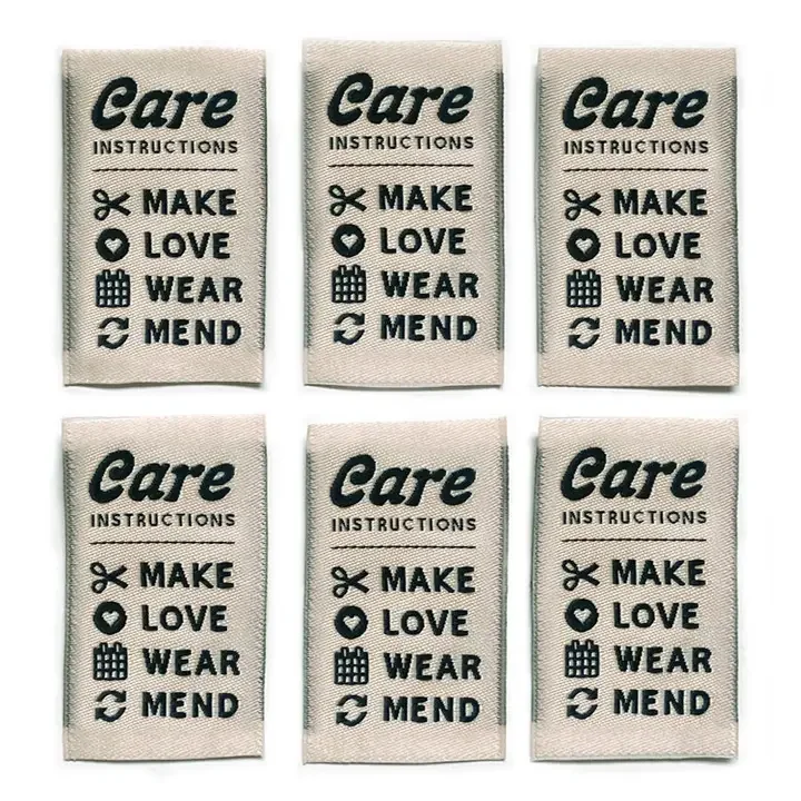 Care Instructions sew in label