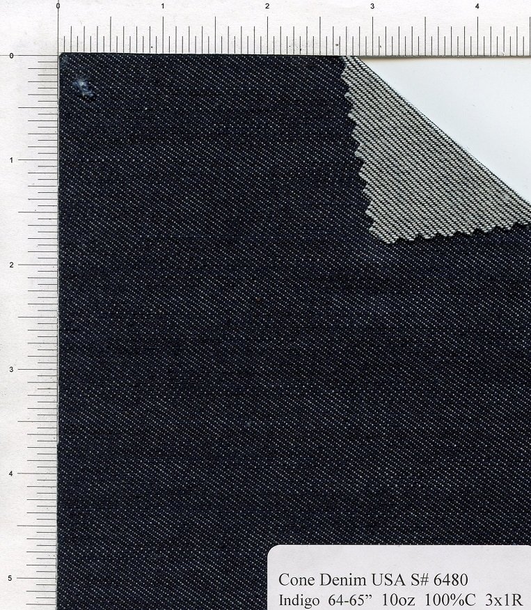 USA Cone Mills indigo denim 2nd Quality