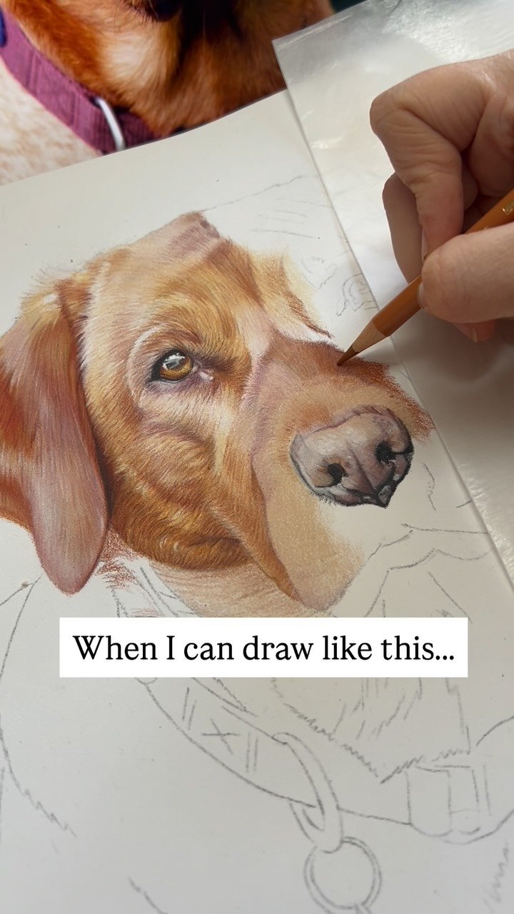 I may be able to draw what I can see but once someone asks me to draw something from my head I crumble 🤣 like I just don’t have the capacity for that. It’s bizarre. People think because you can draw, you can draw everything! People say &