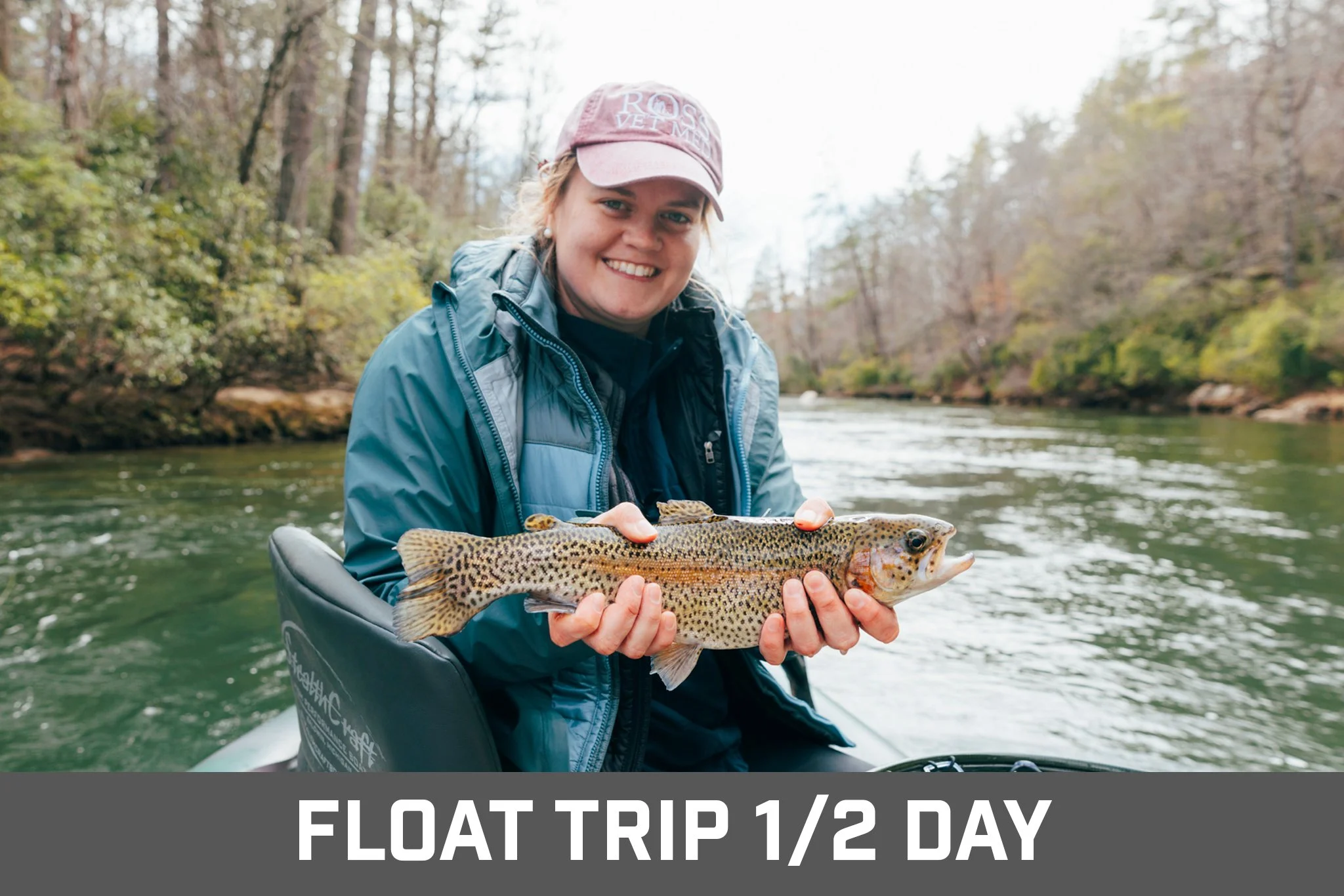 Guided fly fishing trip on the Toccoa River in North Georgia