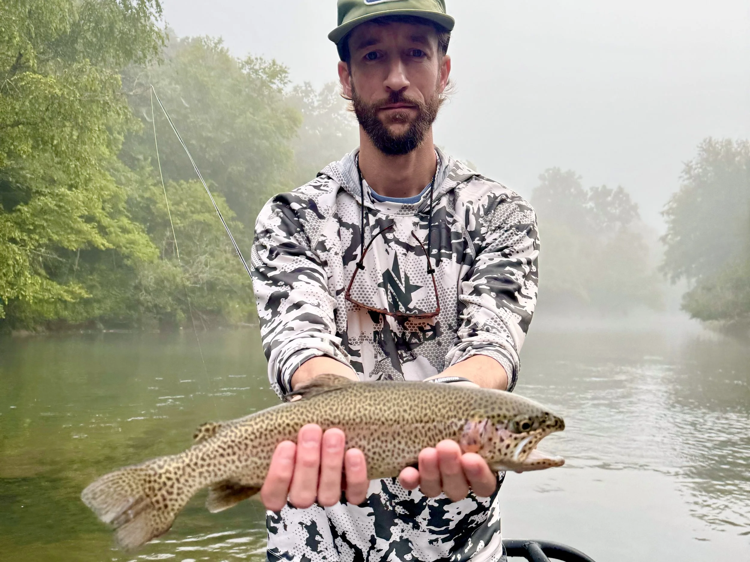 Toccoa River fishing conditions July 2025