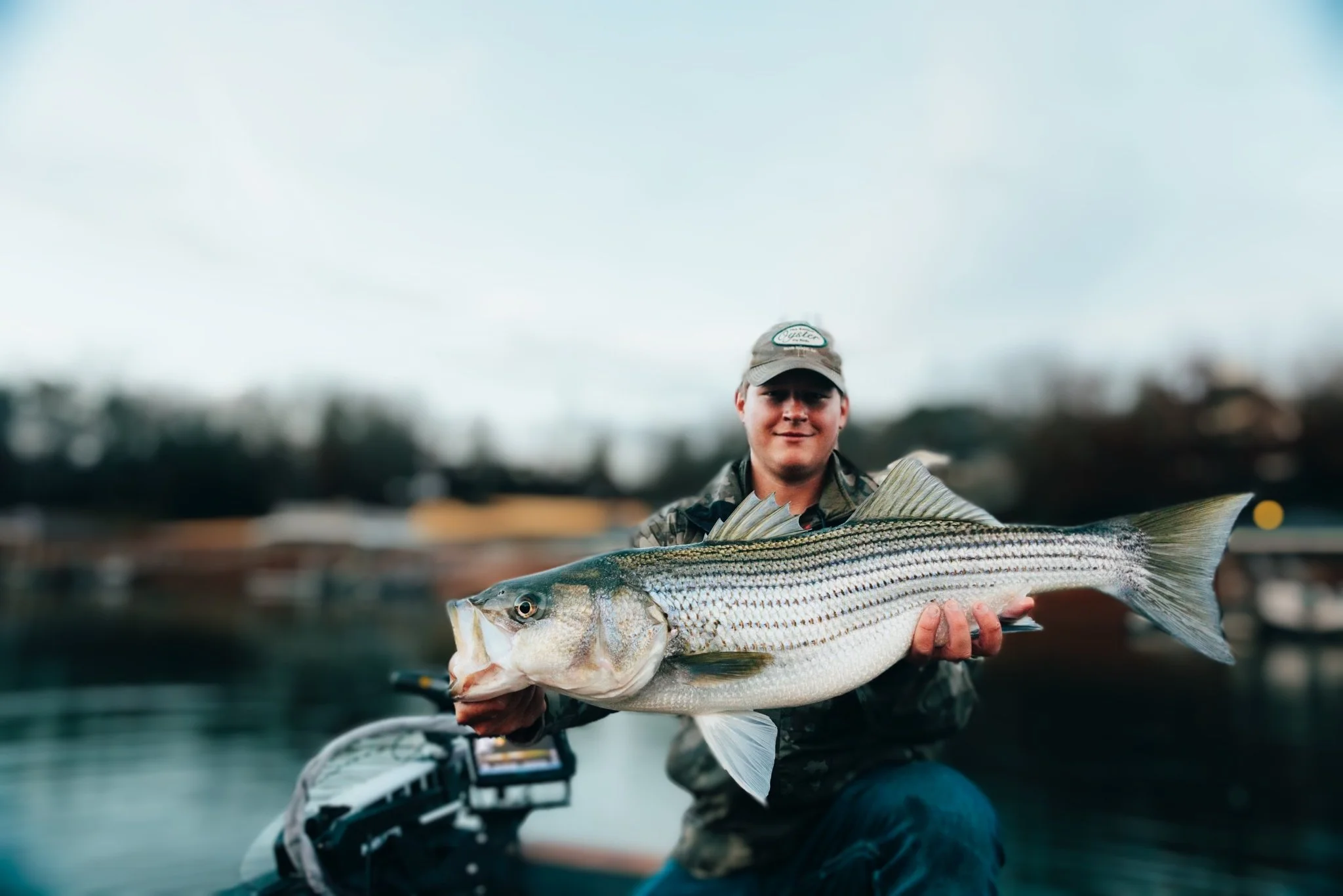 December 2024 fishing conditions on the Toccoa River and Striper fishing on Lake Nottely