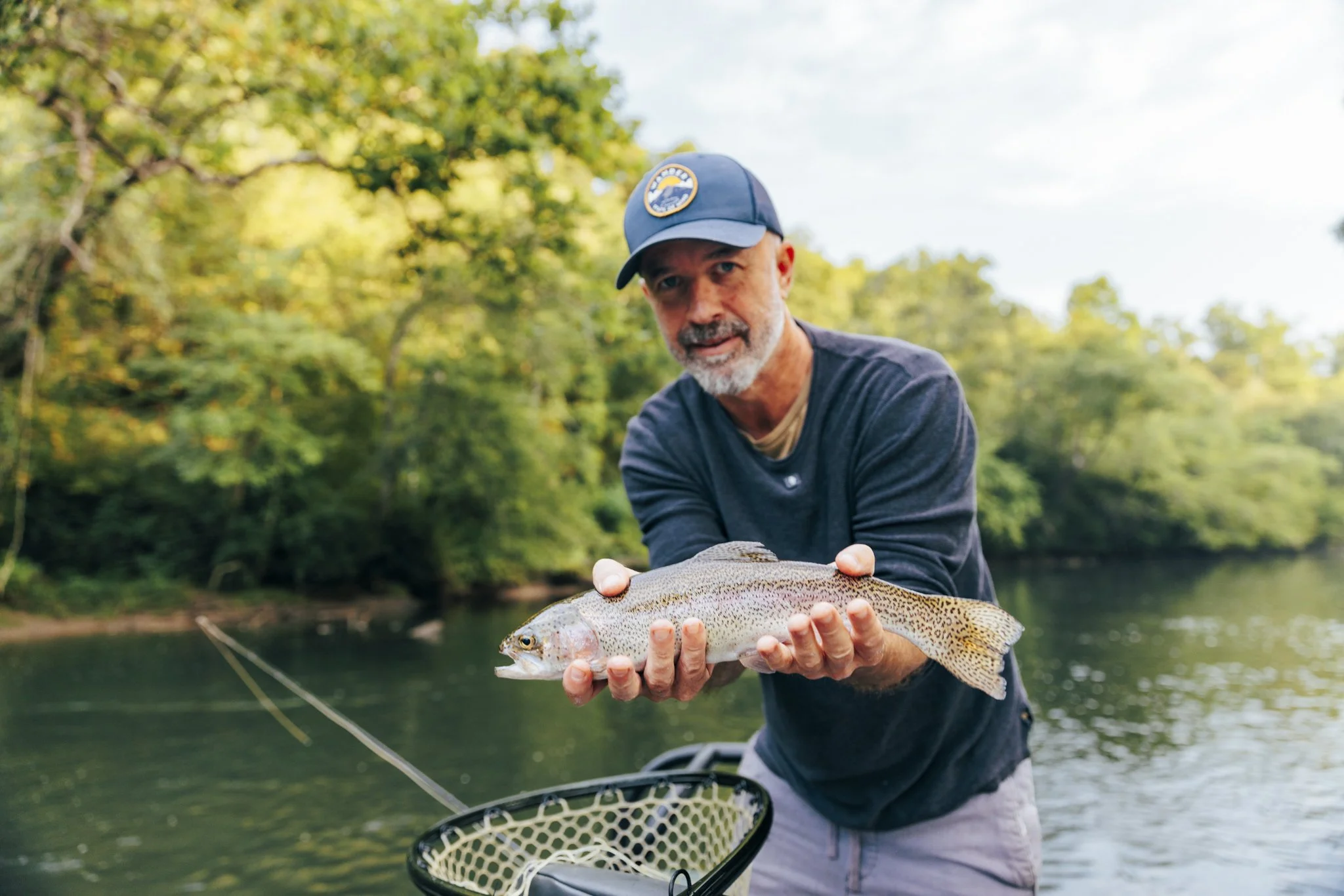 Fishing conditions on the Toccoa River August 2024