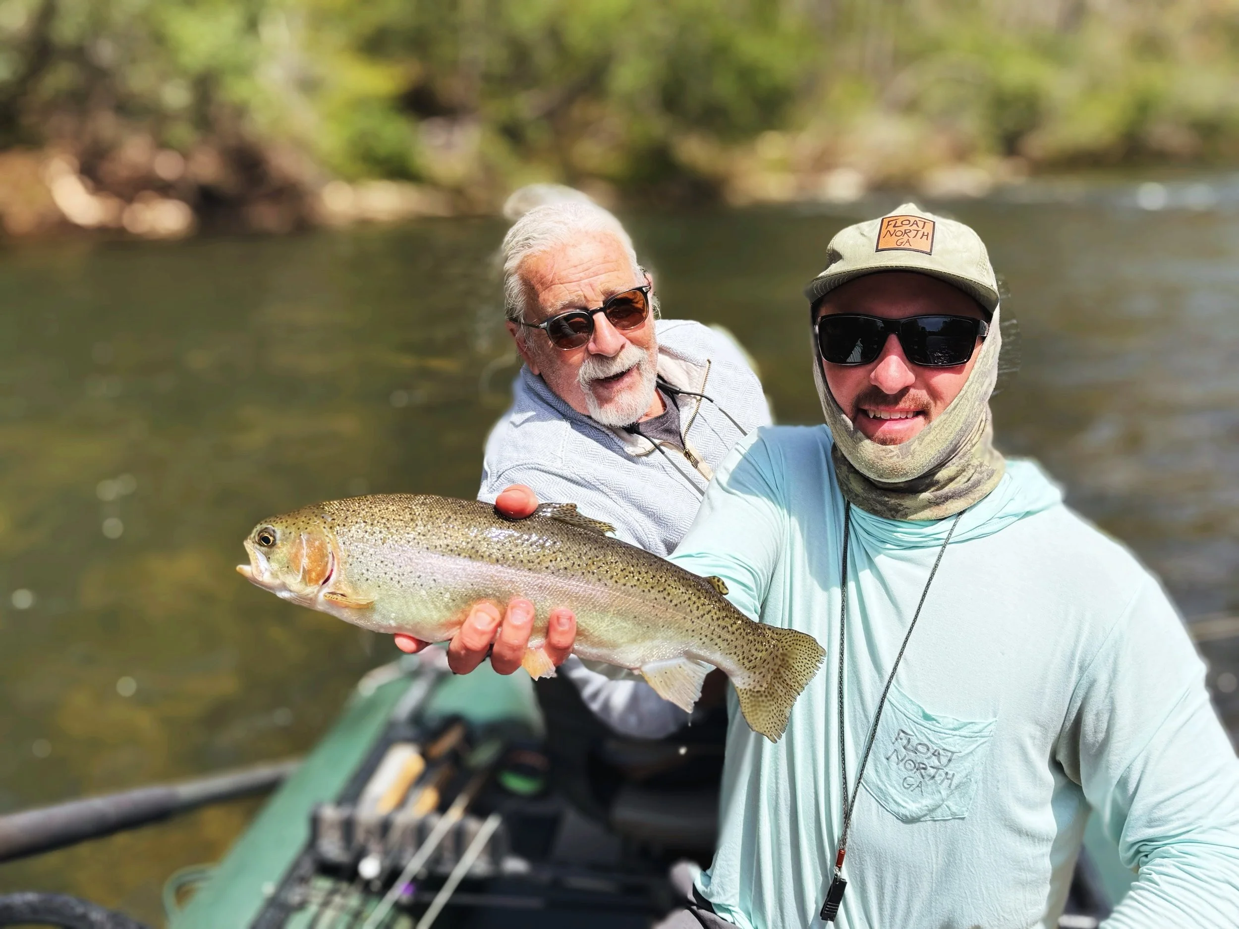 Fishing conditions on the Toccoa River April 2025