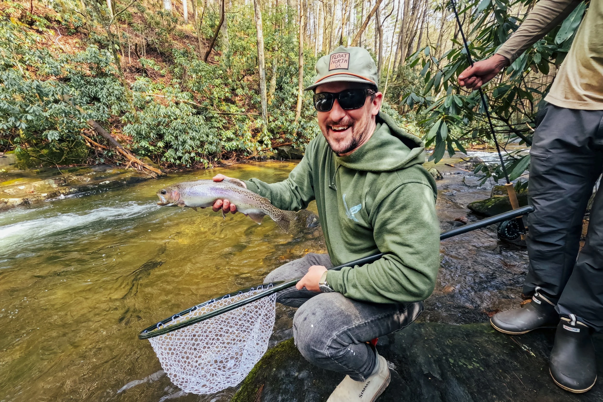 Trout fishing in North Georgia February 2025