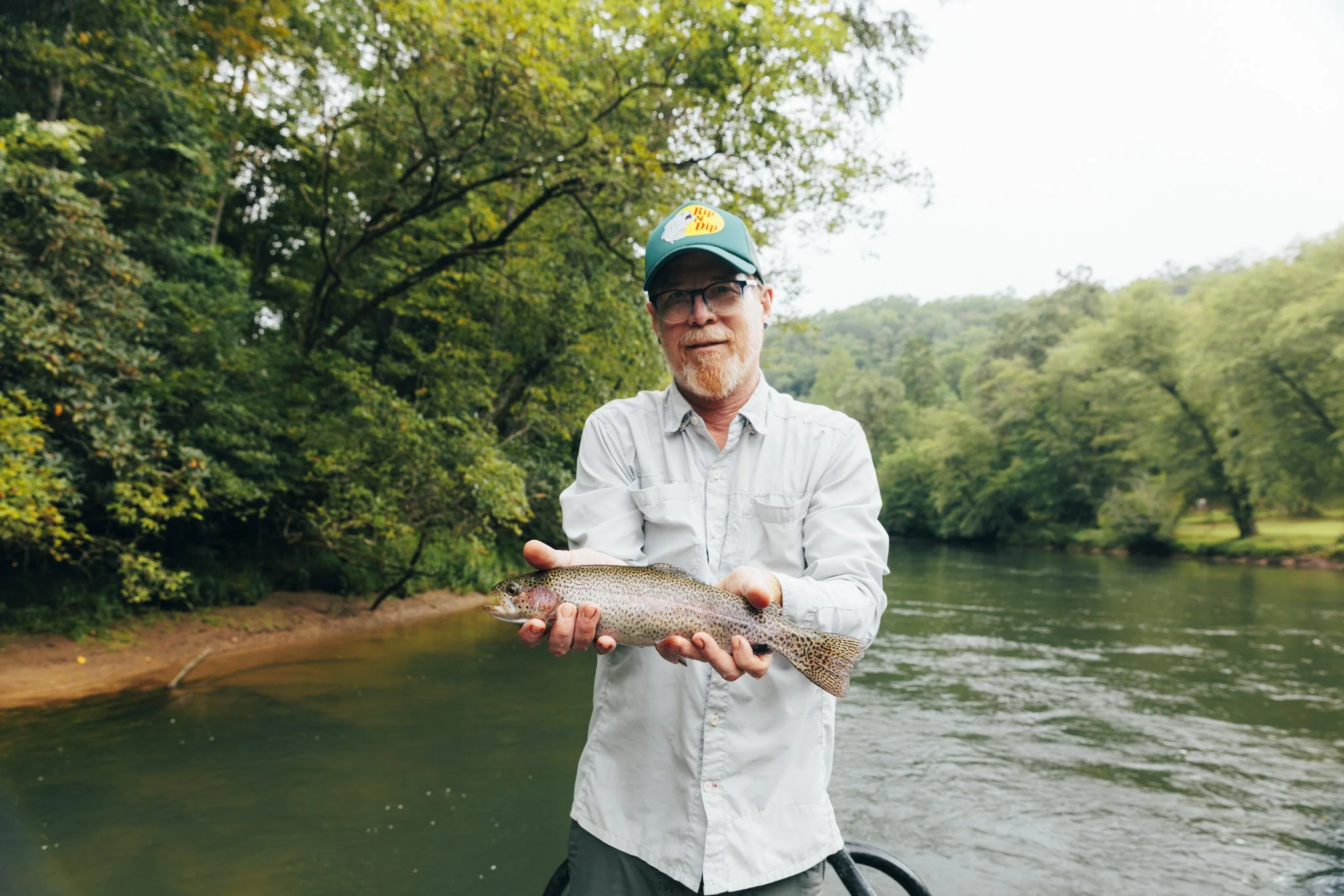 Fly fishing guide trip in Blue Ridge Georgia