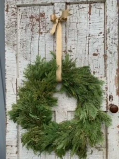 Cedar wreath gold bow.jpg