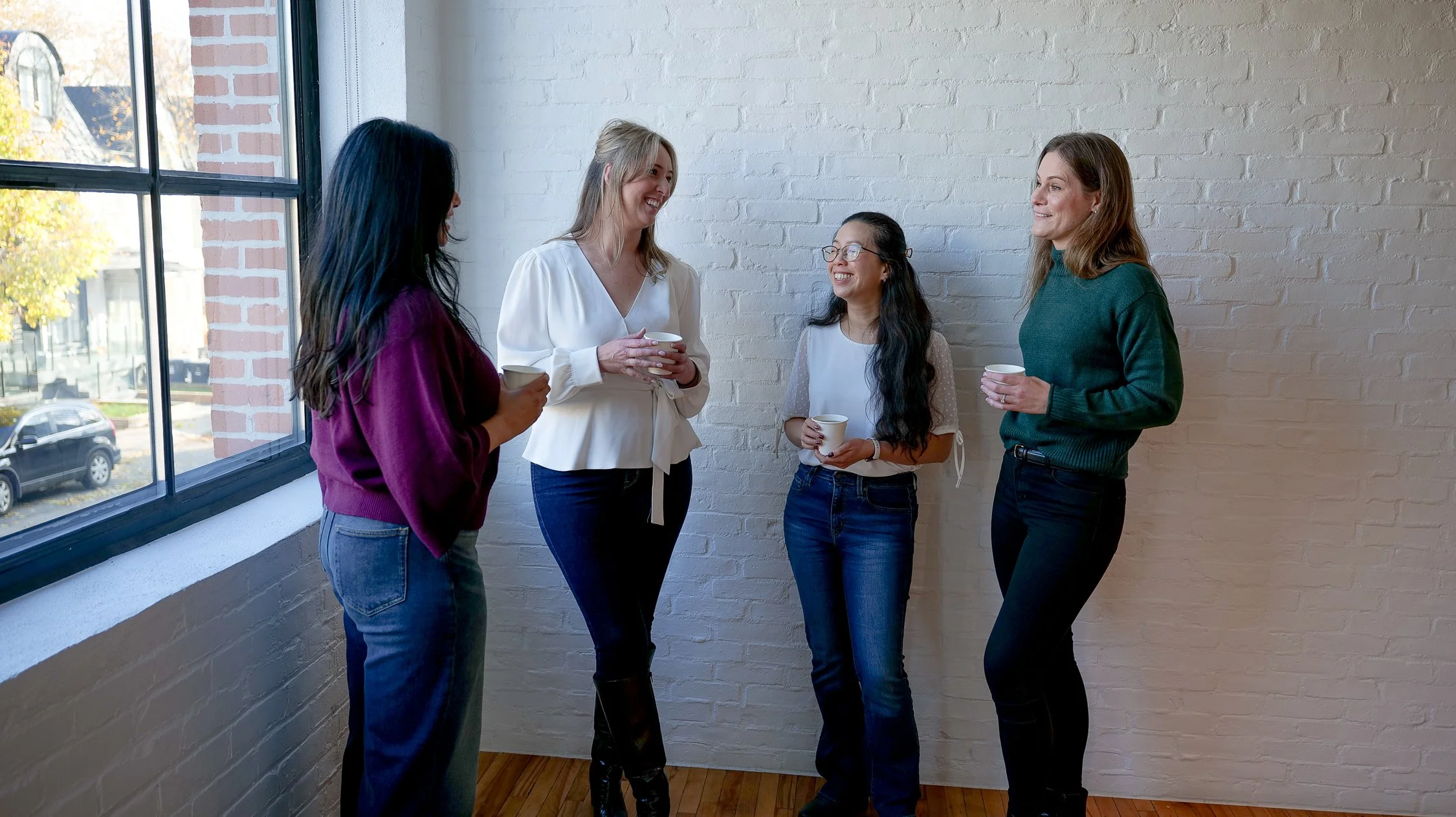 Julie with Glance team