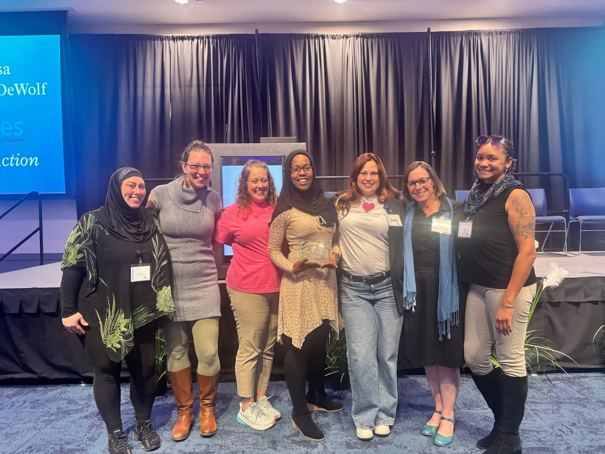 Today the MBB team was at the @gaaimh conference, and we have some  celebrating to do! 🎉

Our very own Vanessa received an Emerging Leader Award&mdash;and if you know Vanessa, you know how well-deserved this is. She shows up for our families with he