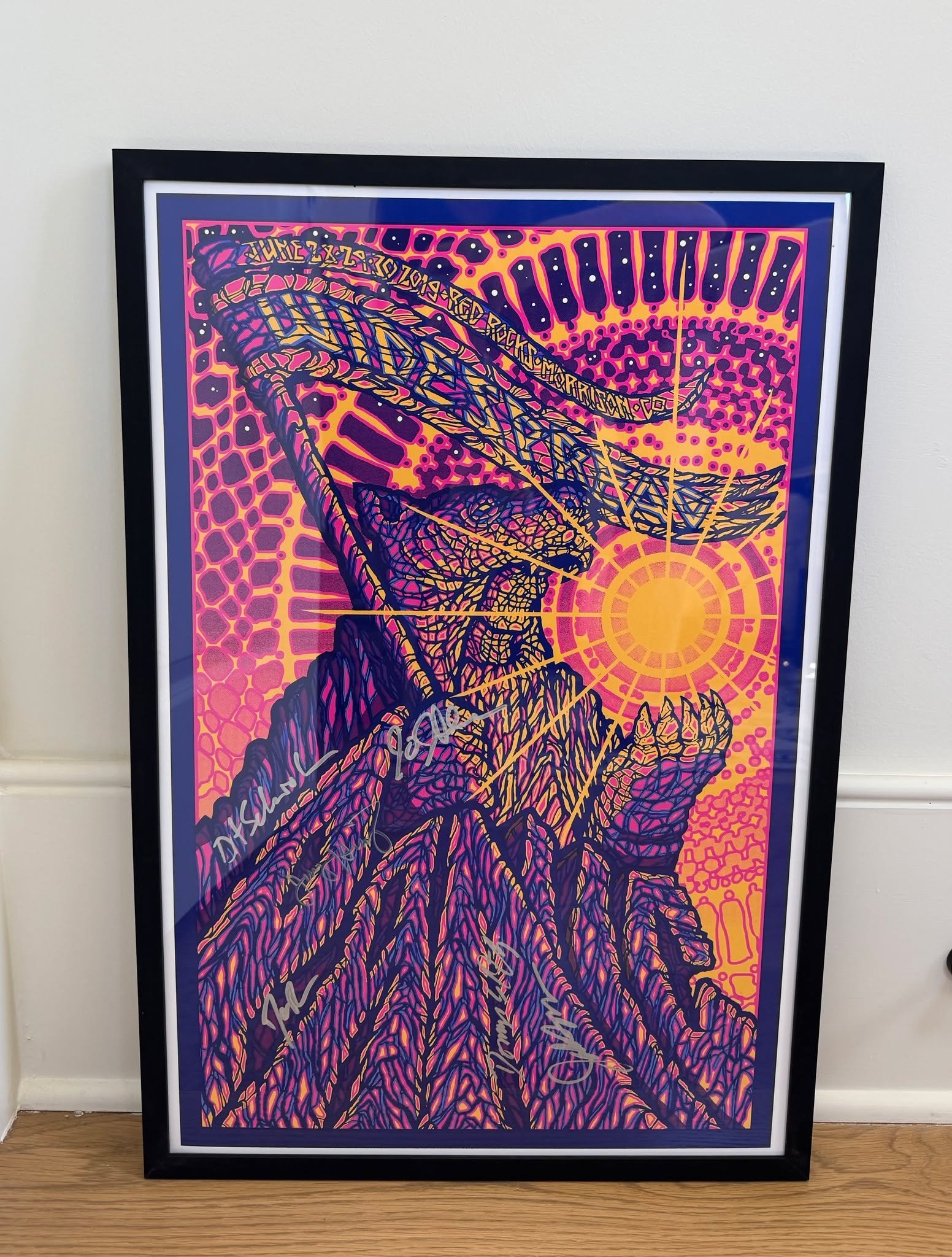 Have you checked out our silent auction yet? 💗

One of our staff's favorite items: a limited edition, hand-signed screen print poster by artist Brad Klausen, created for @widespreadpanic 's 2019 run at Red Rocks Amphitheatre.

Plus a gift basket fro