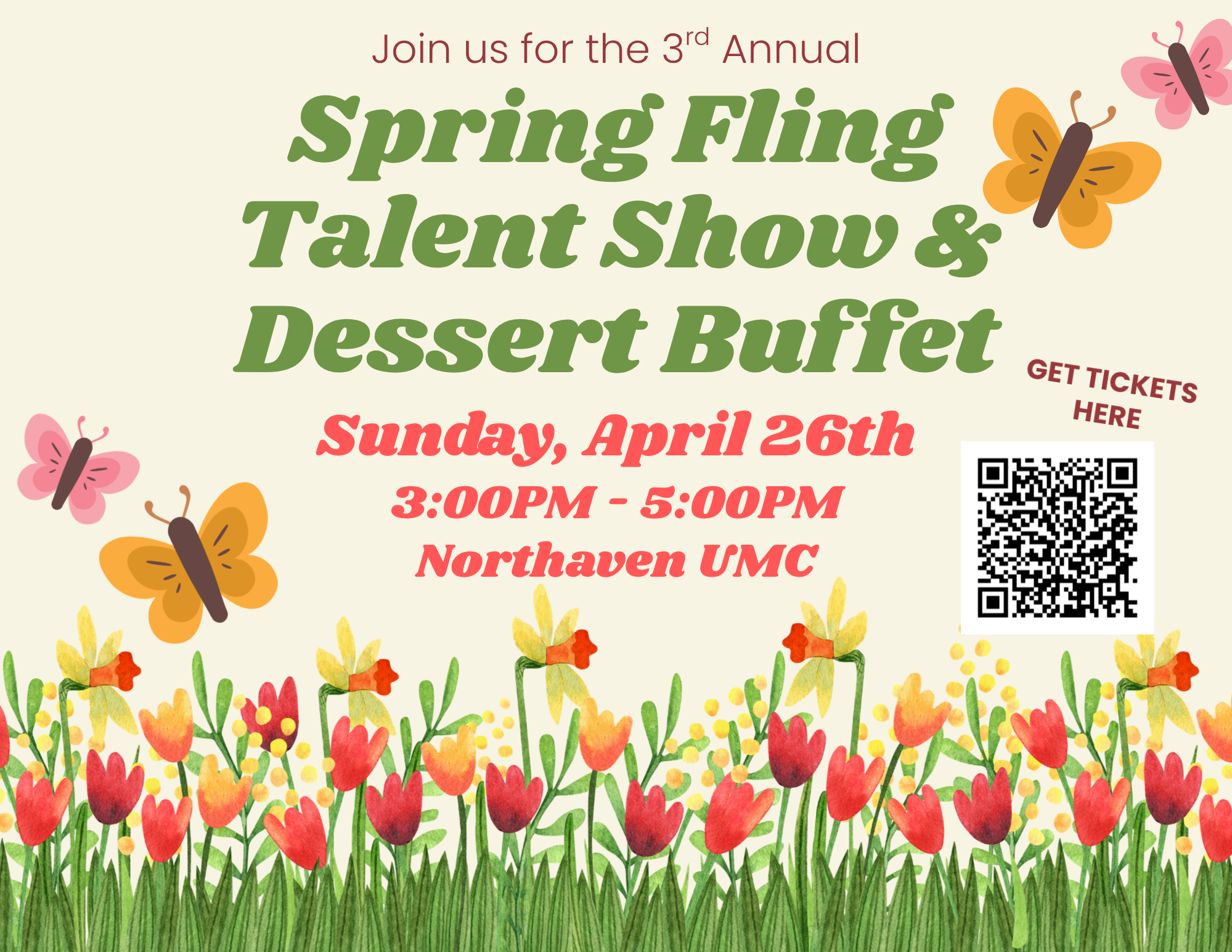 Spring Fling Talent Show &amp; Dessert Buffet