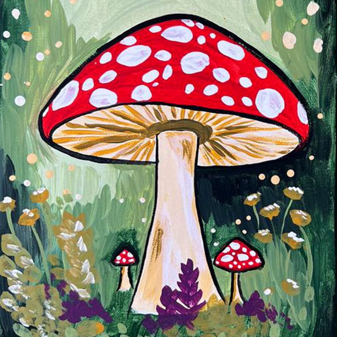 Toadstool Mushroom with Mini Gnome.jpg