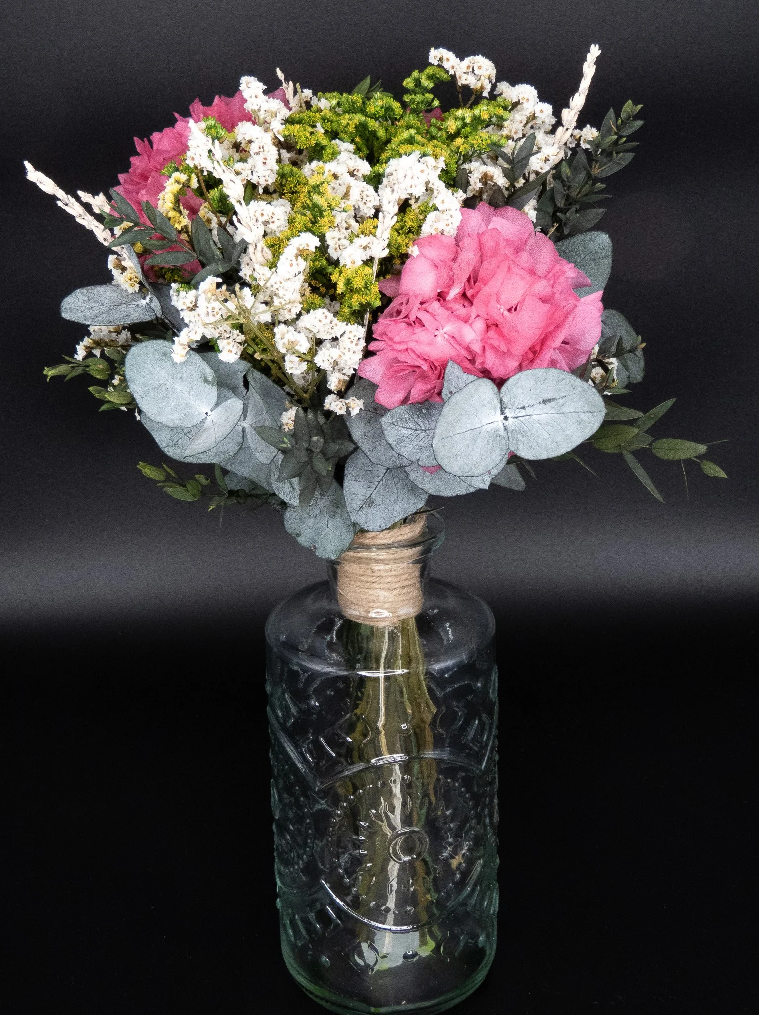 Ramo de flor preservada Coral (Colección Boreal) - Flor de Lava