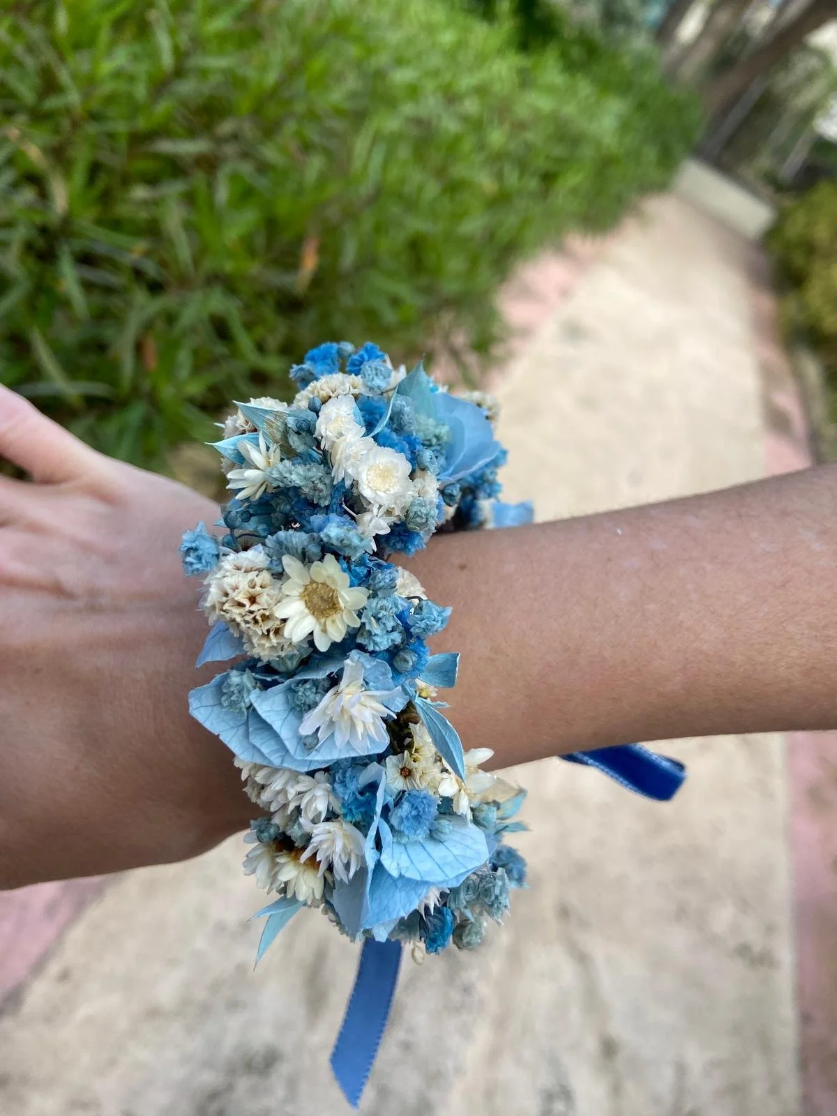 Taller privado de pulsera con flor preservada Flor de Lava