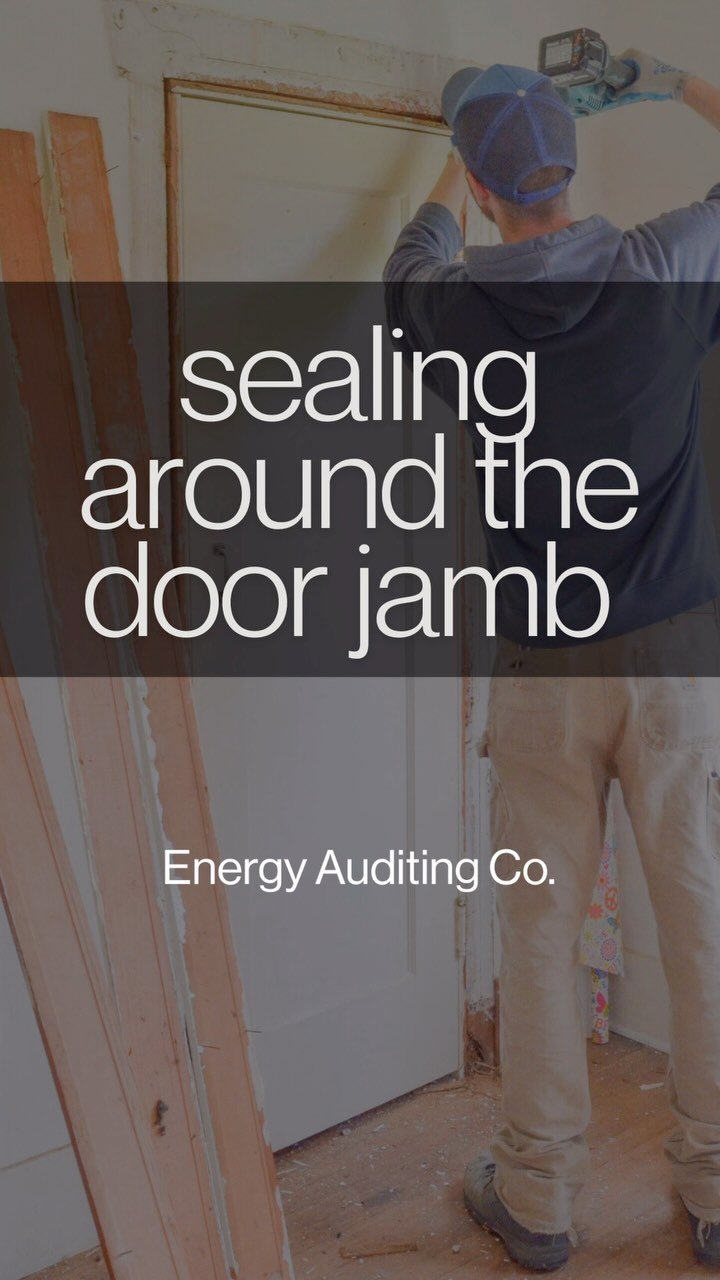 Proper sealing between the door jamb and drywall is key in order to prevent air leaks. Need more tips on preparing to pass the building thermal envelope test on your first try? Contact us today!