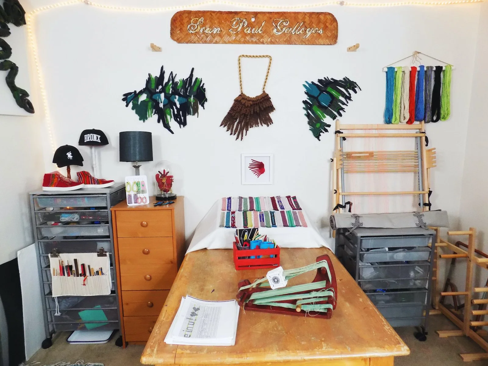 Sean Paul Gallegos home art sudio