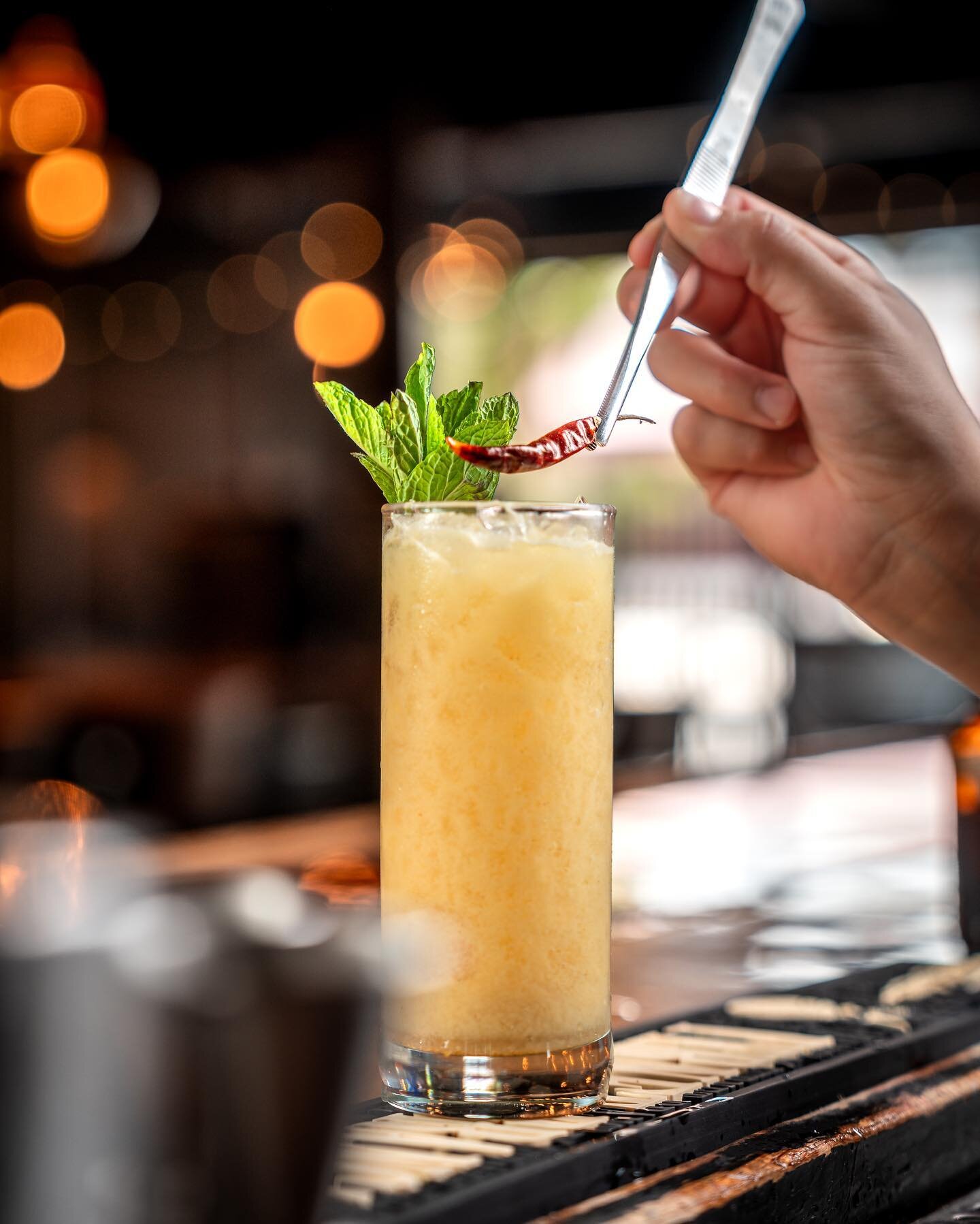 The Atlas Hands is the perfect cocktail for the summertime! The house-made Cococnut Curry Syrup combines with refreshing flavors, making a perfectly savory and warming cocktail sure to delight. Stop by tonight to try this great cocktail along with ou