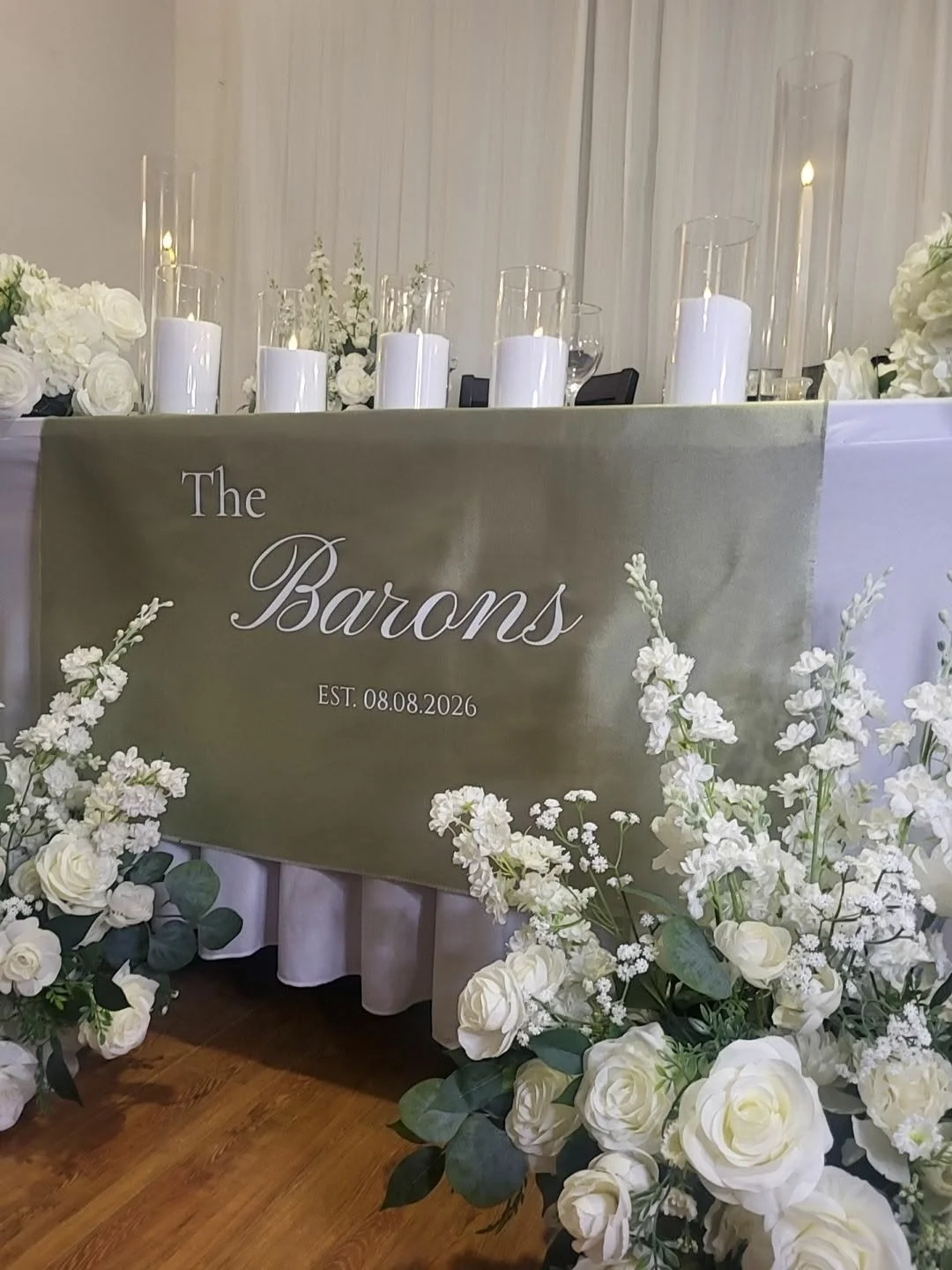 TABLE FABRIC SIGN MADE TO ORDER  AW EVENT DECOR LANGLEY BC WEDDING SIGNS CREATION.jpg