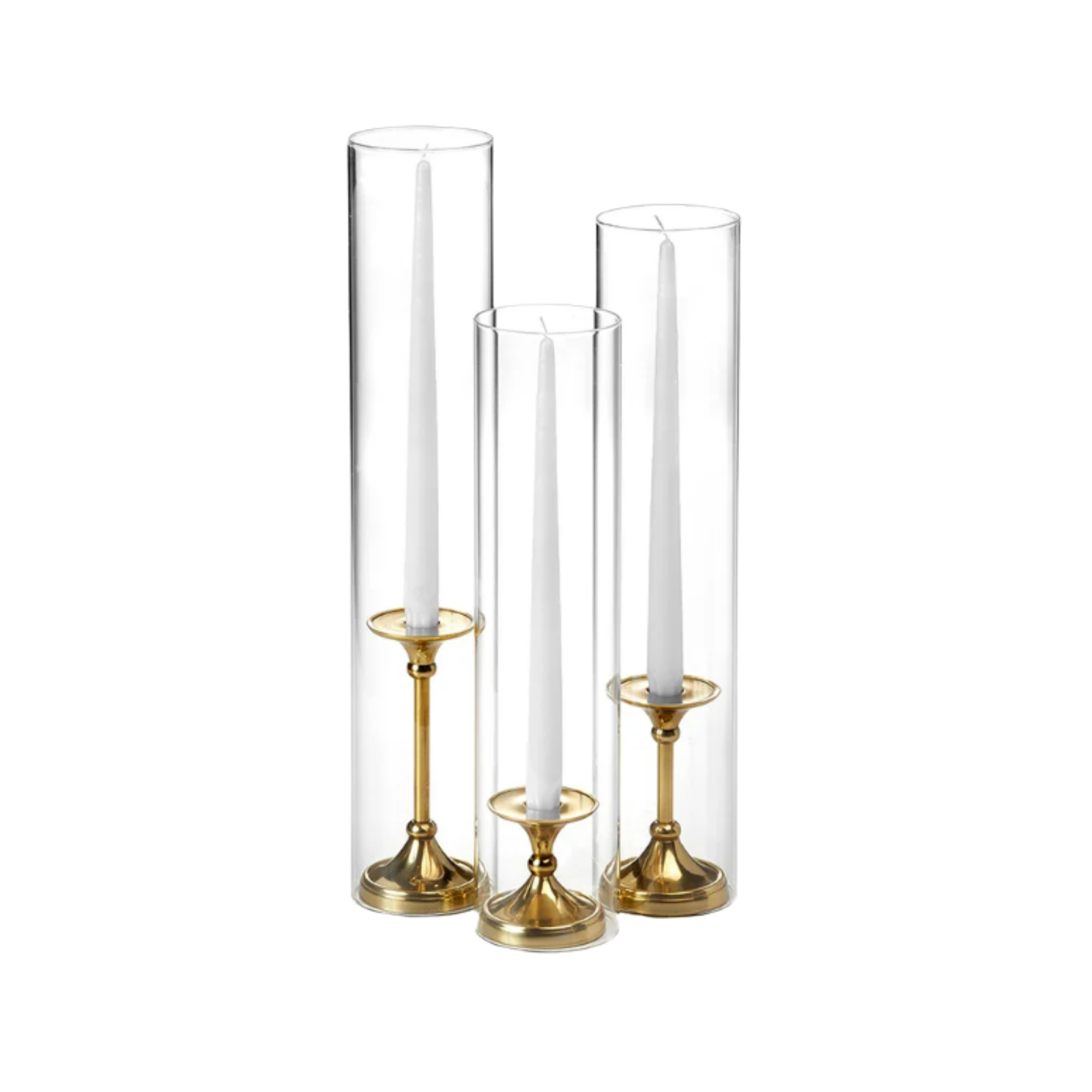 Gold Taper Candle Holders
