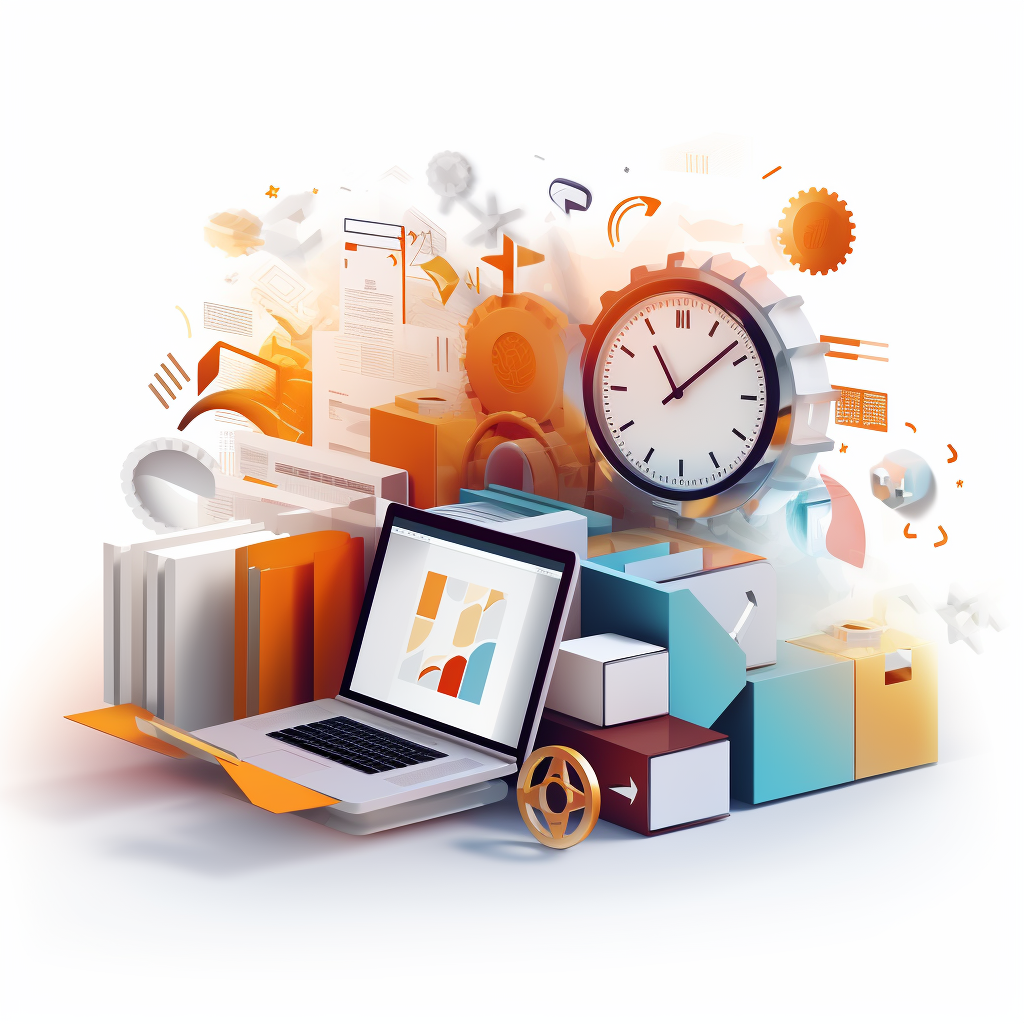 Repetitive document workflow illustration