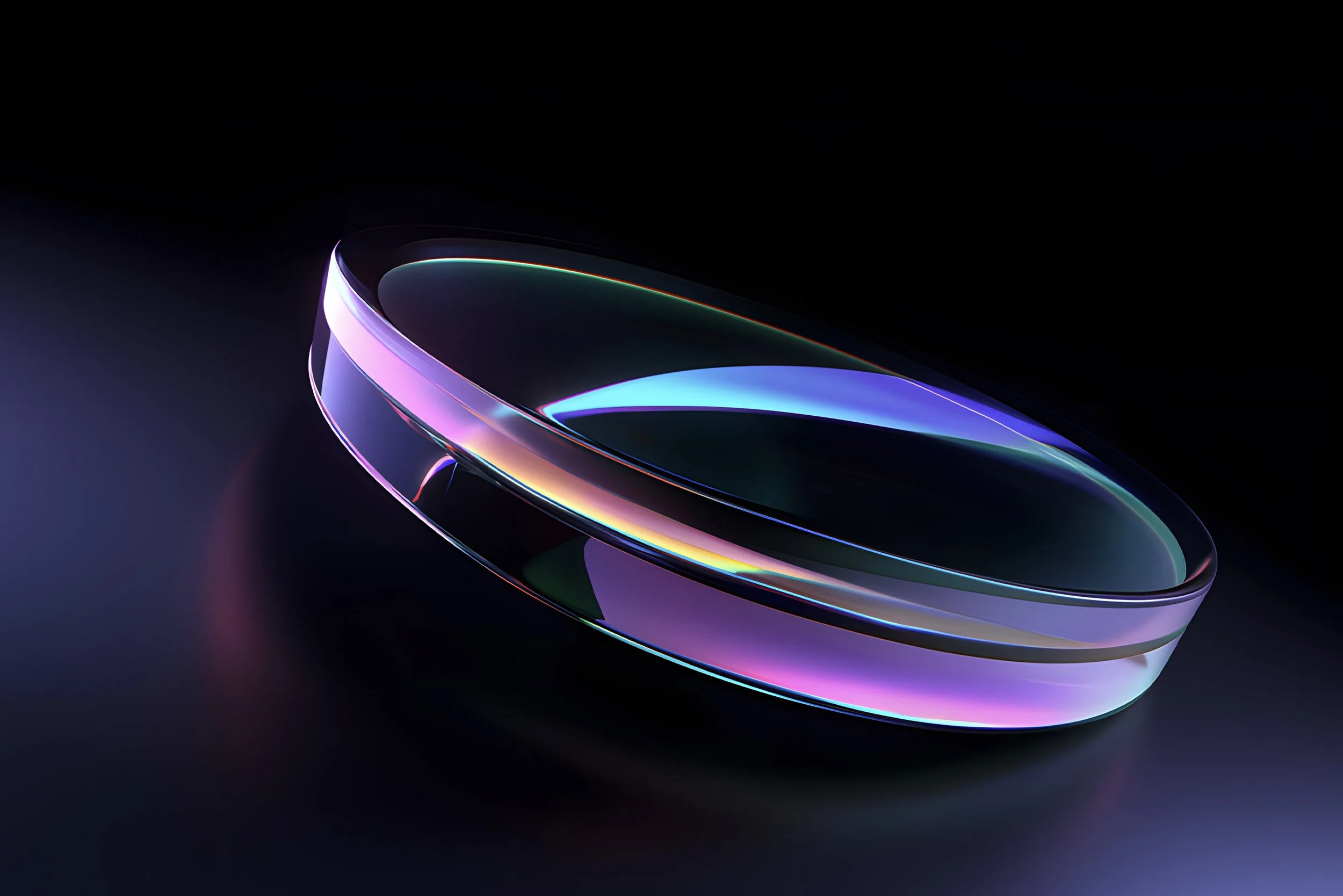 Oculus glass lens visual