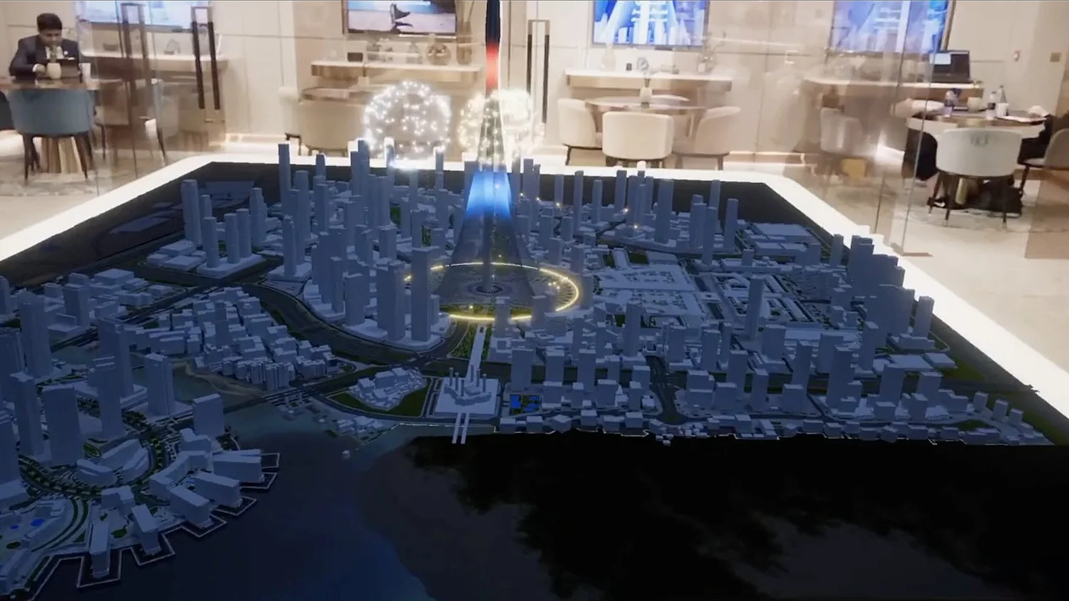 Augmented view of the waterfront