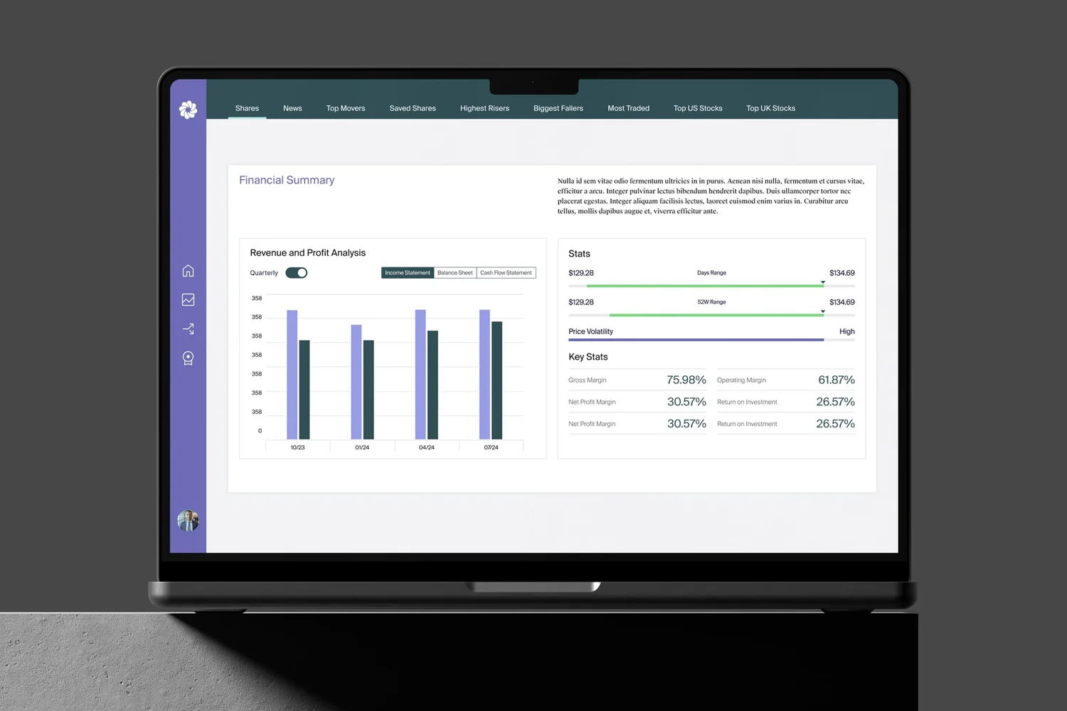 Oculus dashboard