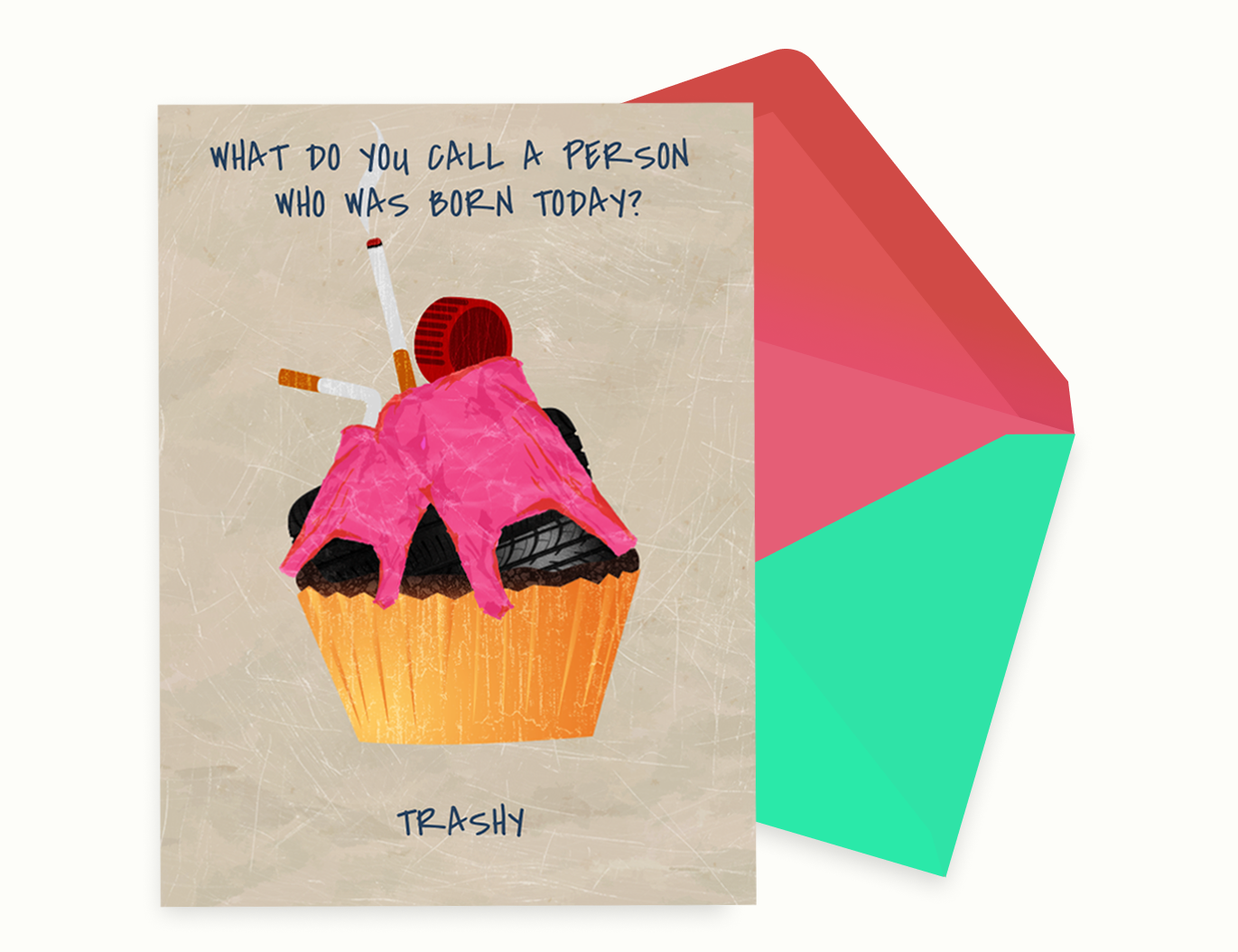 Trashy Greetings - Birthday - Cupcake Card.png