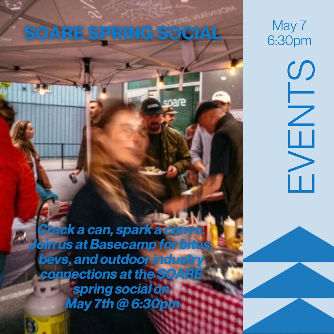 🌞 Cheers to Spring and new connections! 

Come down to Basecamp for an easygoing evening with big potential! We&rsquo;re celebrating warmer days and the brilliant local businesses driving innovation in the outdoor rec-tech space. Whether you&rsquo;r