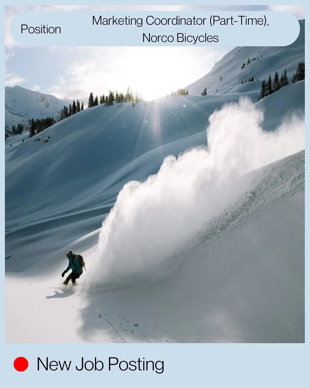 Live and breathe bikes? 🚲 Norco is hiring a Part-Time Marketing Coordinator to help bring events, launches, and epic rides to life. Join a legendary Canadian MTB brand and turn your passion into impact. 💥

https://livetoplaysports.com/en/careers/

