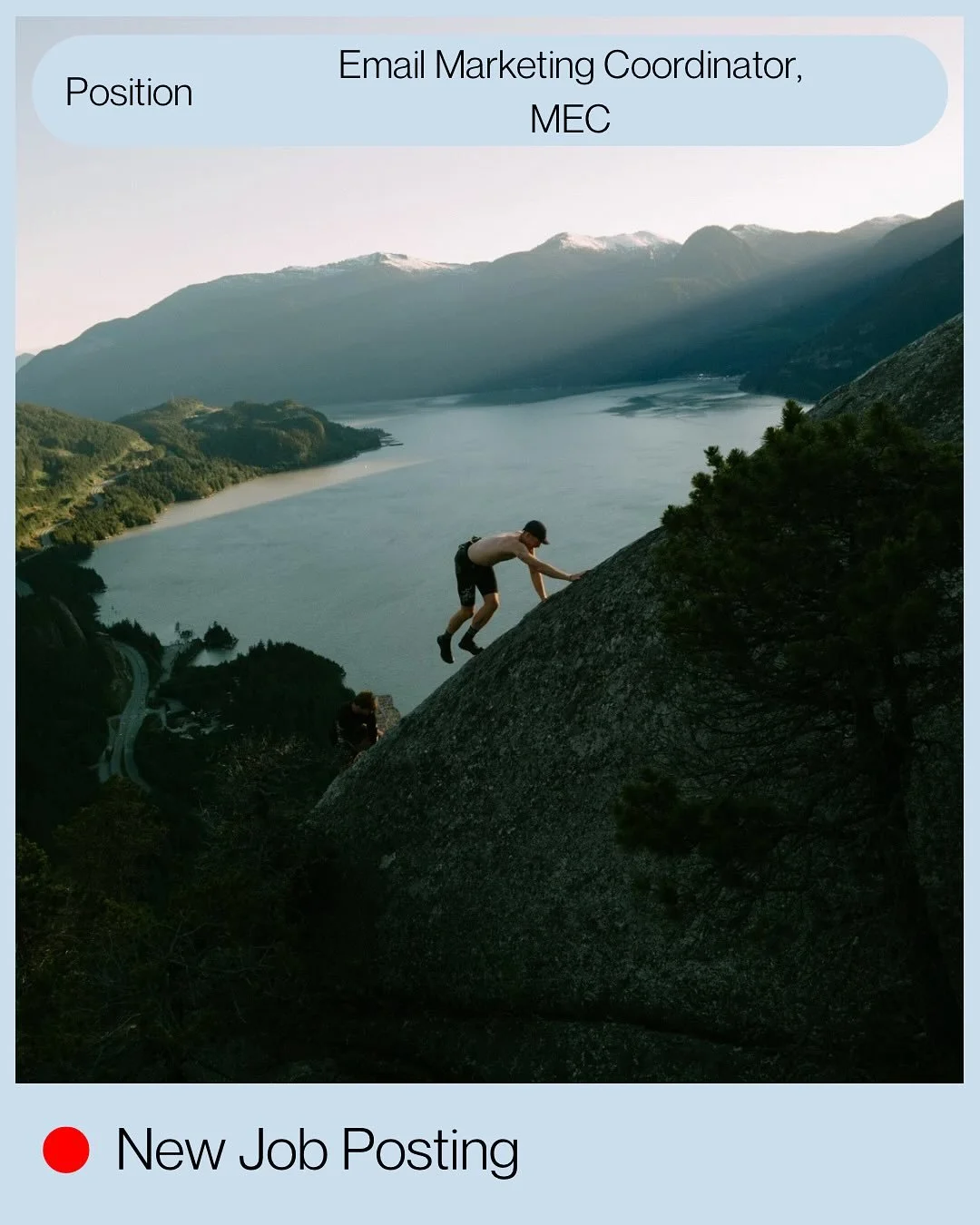 MEC is hiring an Email Marketing Coordinator (6-month contract) 🌲
Work with a purpose-driven brand that inspires Canadians to get outside! Collaborate with creative teams, execute campaigns, and help grow MEC&rsquo;s connection with its community.

