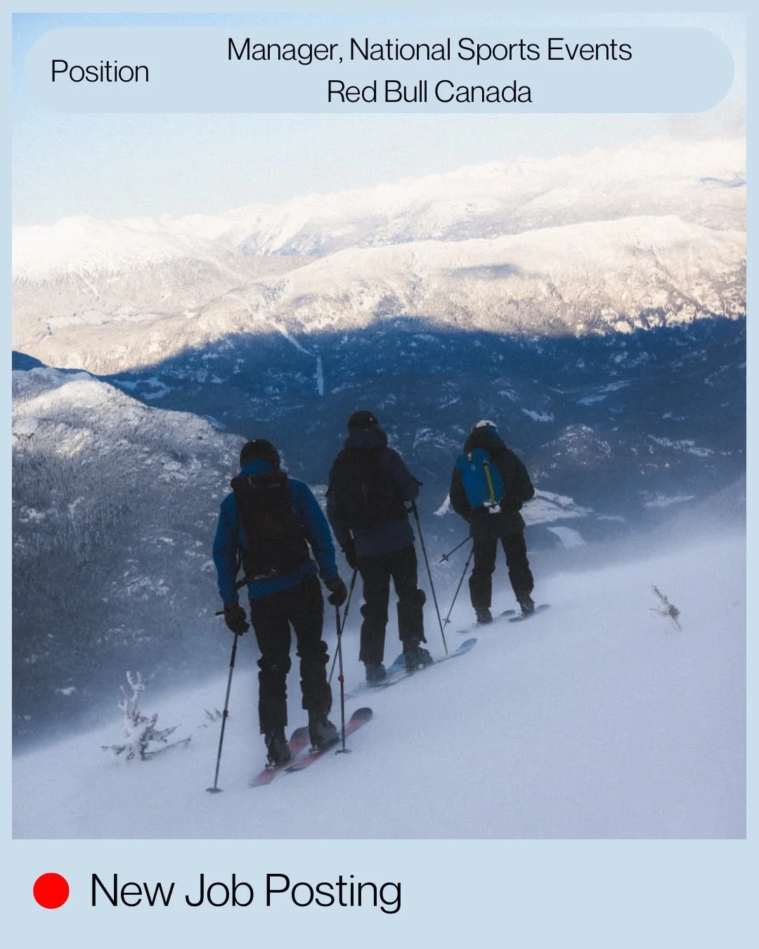 Dream job alert 🚀
Red Bull Canada is hiring a Manager, National Sports Events&mdash;a senior leadership role owning national sports event strategy, execution, and impact. If you live for high-performance events and bold ideas, this one&rsquo;s for y