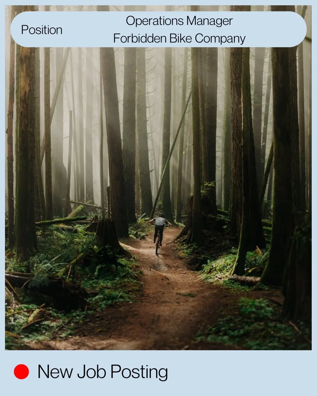 Help power one of BC&rsquo;s most respected mountain bike brands from behind the scenes 🚵&zwj;♂️⚙️

Perfect for operations leaders who love systems, logistics, and the cycling industry.

https://www.linkedin.com/jobs/view/4410896353/

#NowHiring #Bi