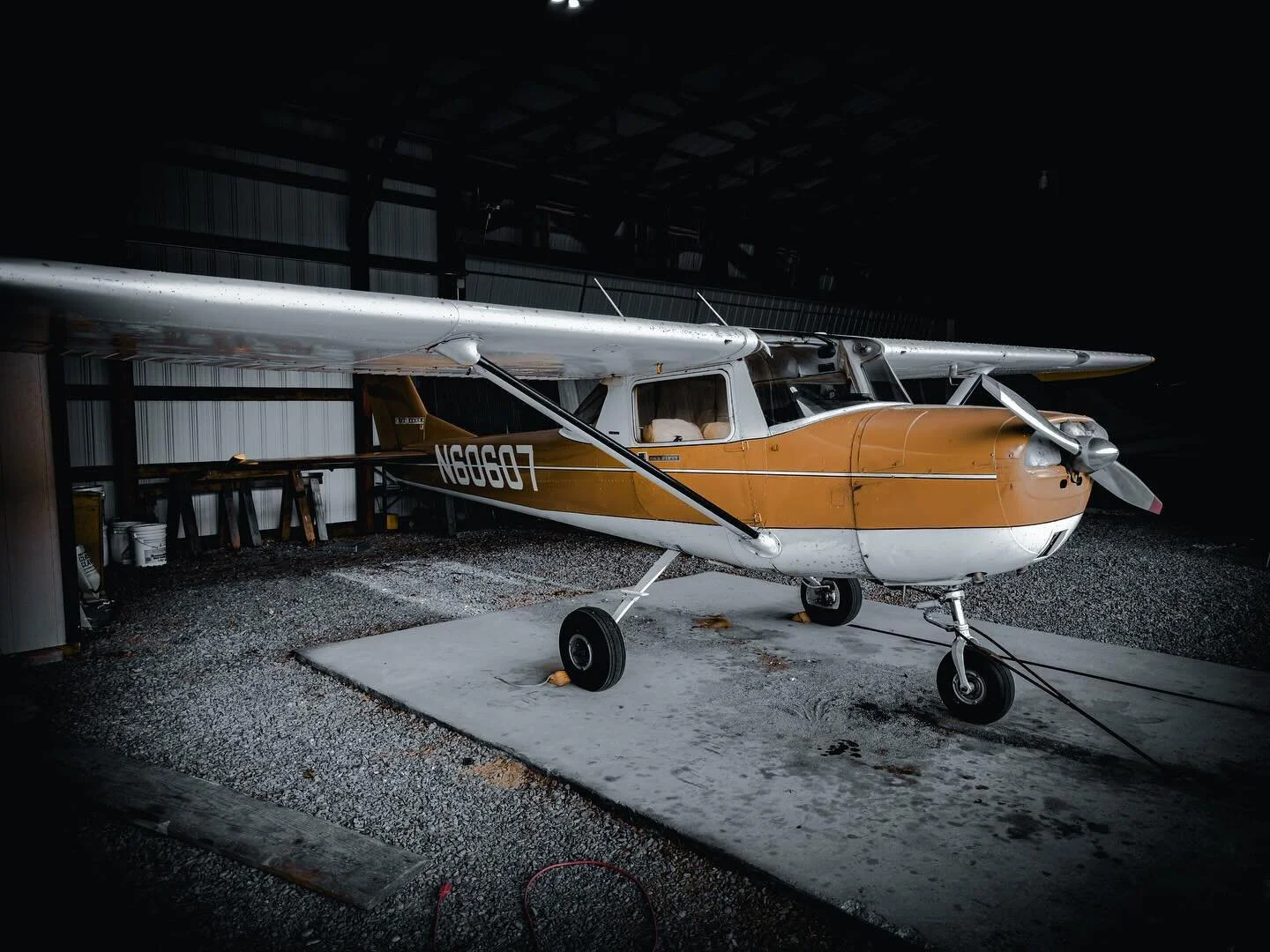 It&rsquo;s been awhile between posts but life happened. Hoping to have some fun flying this little bird around while snapping some more photos. #flying #cessna150 #aviation #michigan