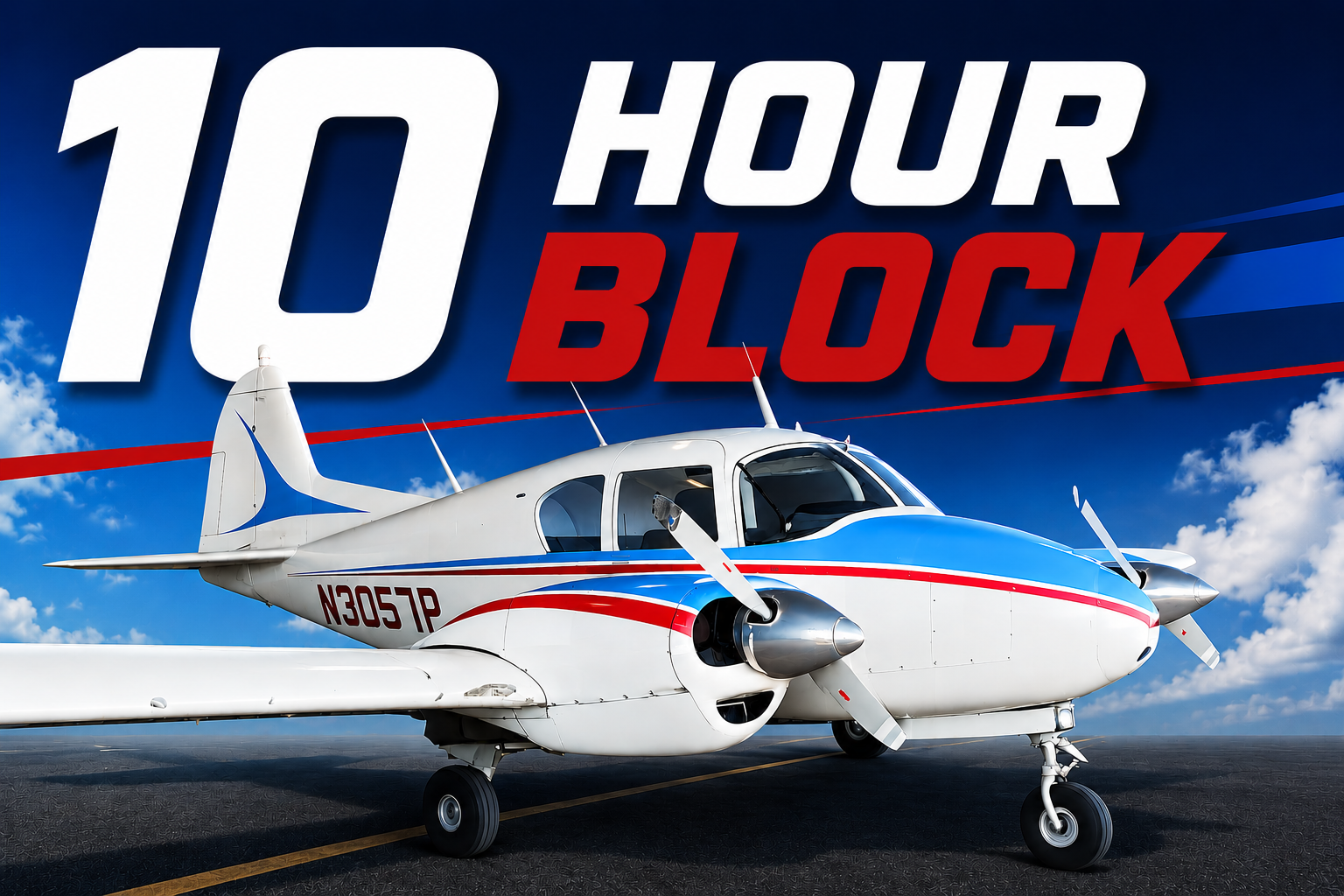 10 Hour Multi-Engine Time Block