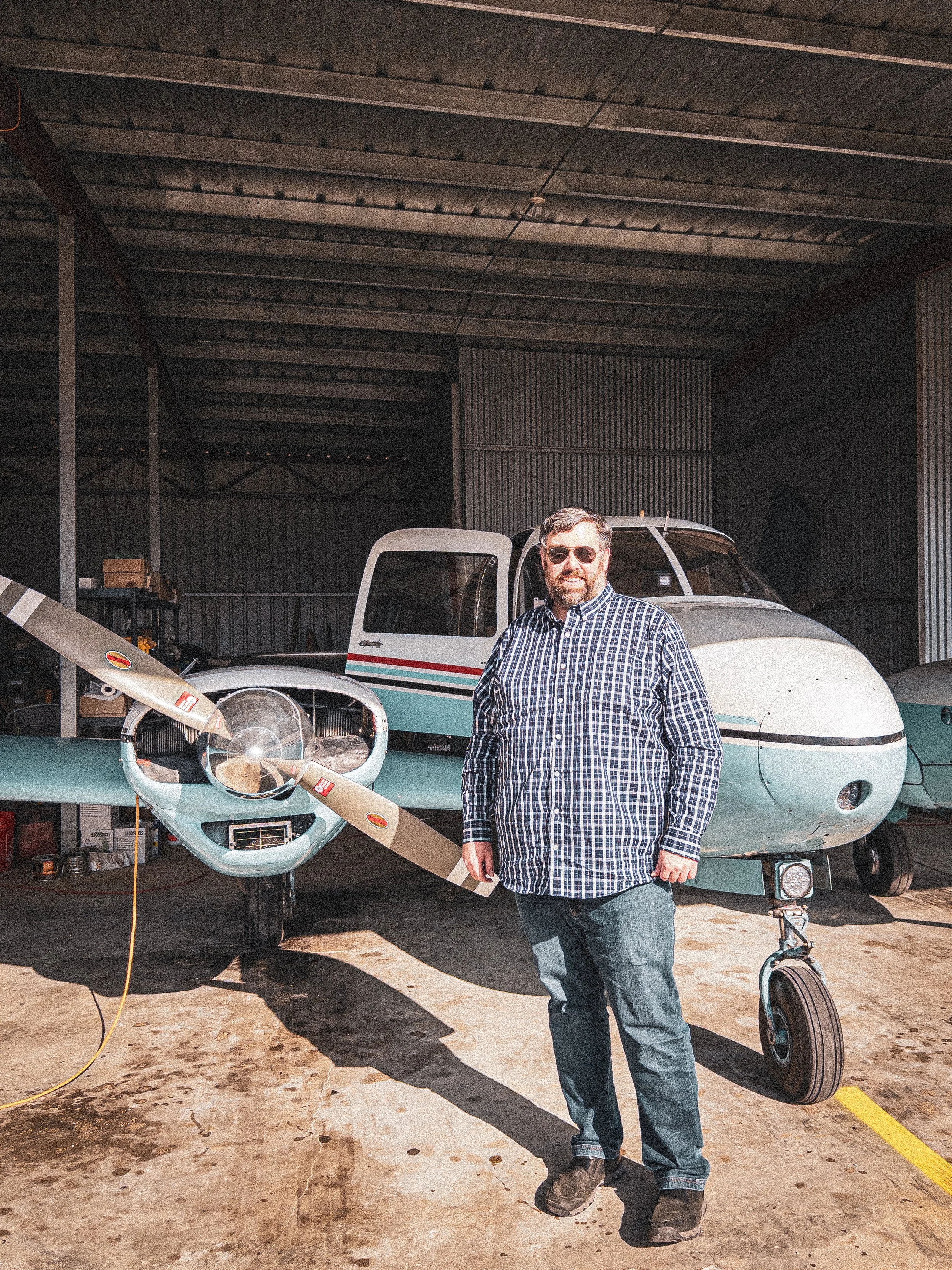 Joe Nicholl, professional pilot and flight instructor