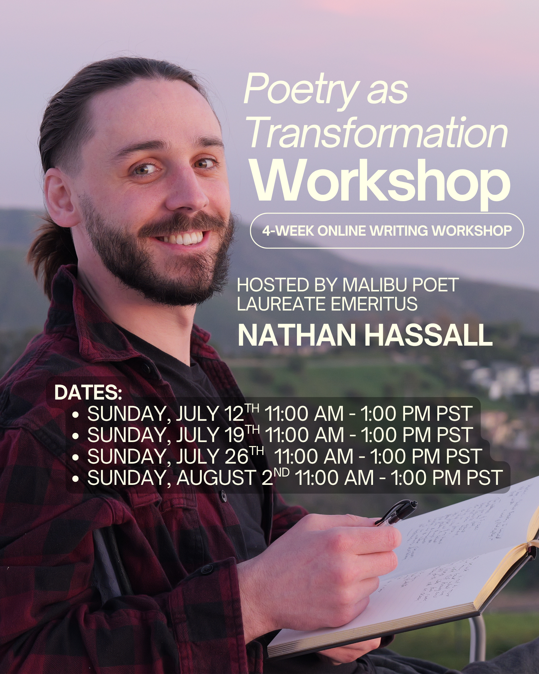 Poetry As Transformation: Online Poetry Writing Workshop