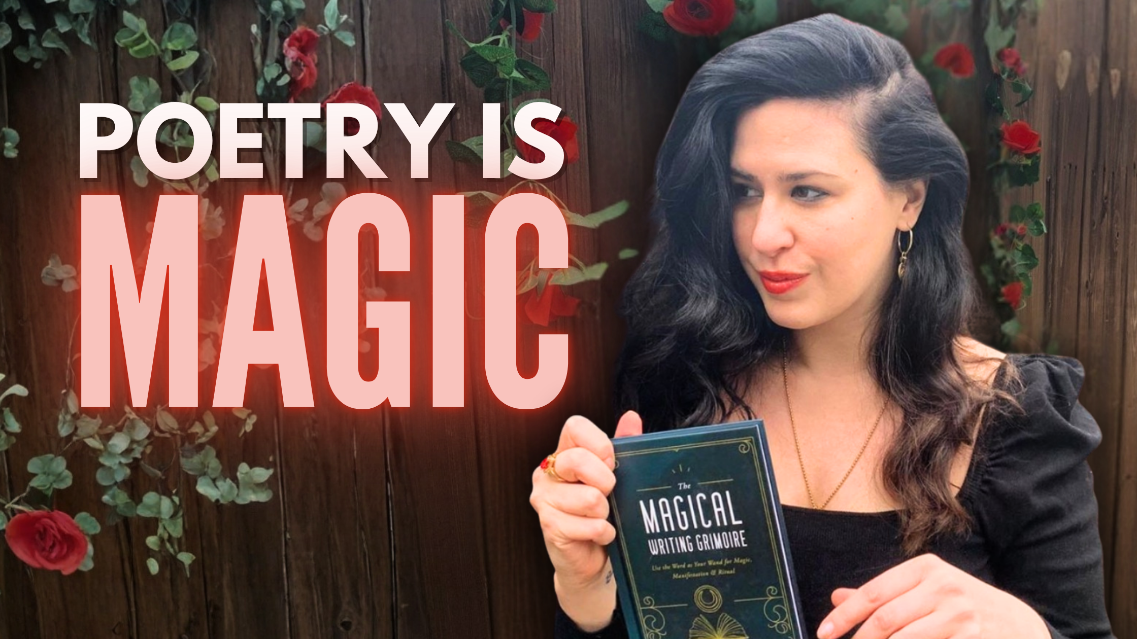 Lisa Marie Basile talks about shadow work and poetry as magic on The Poetry Vessel Podcast