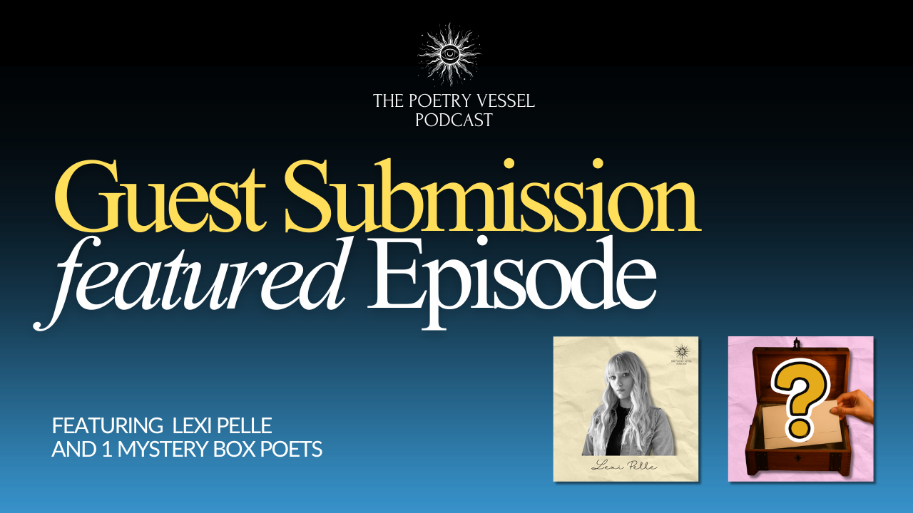 Thumbnail from The Poetry Vessel Podcast, with Nathan and Rachael Hassall shown with only partial views of their faces, and large text in the center reading 'What is Biblio Therapy?' with colorful background.